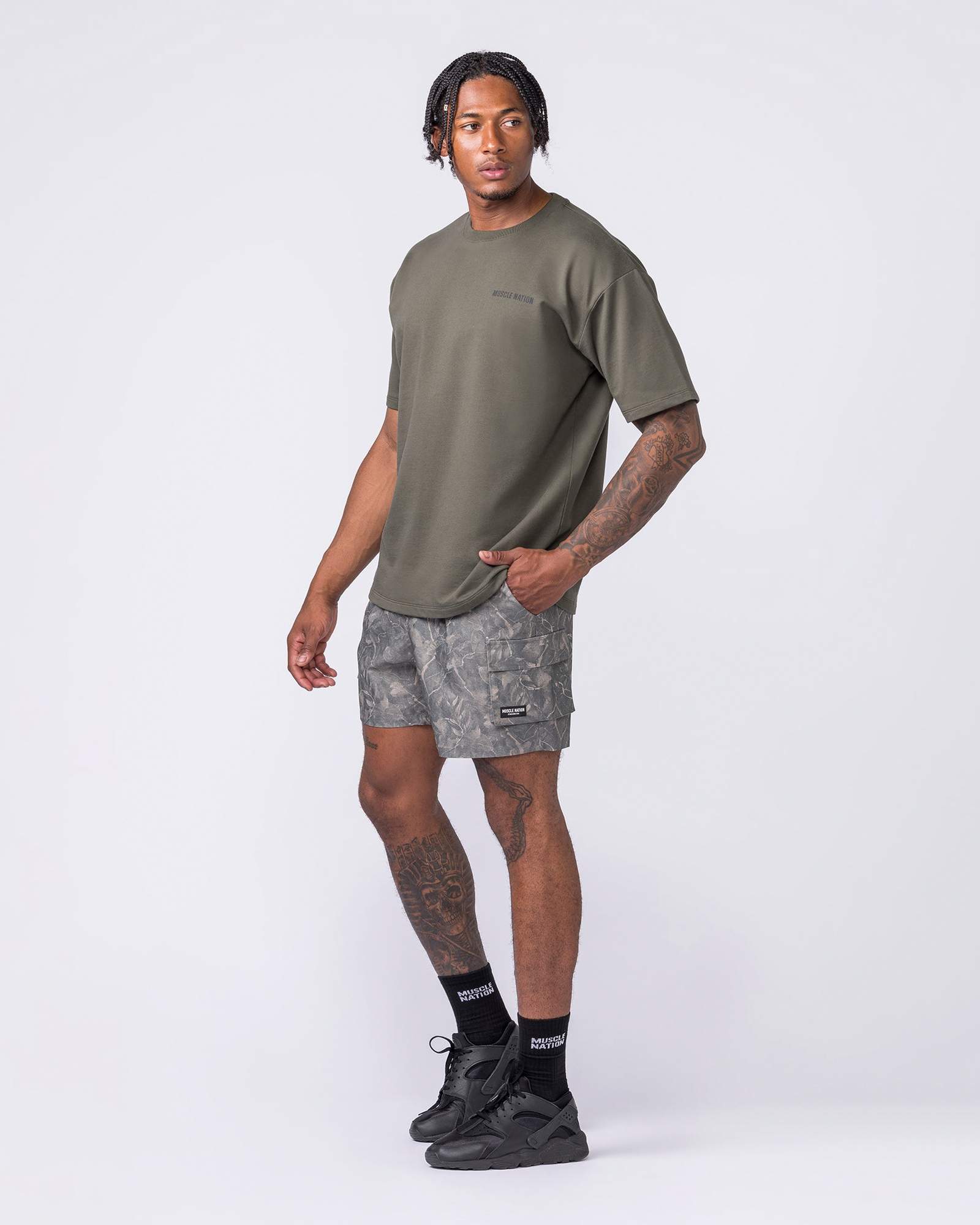 Essential Regular Fit Tee - Dark Khaki