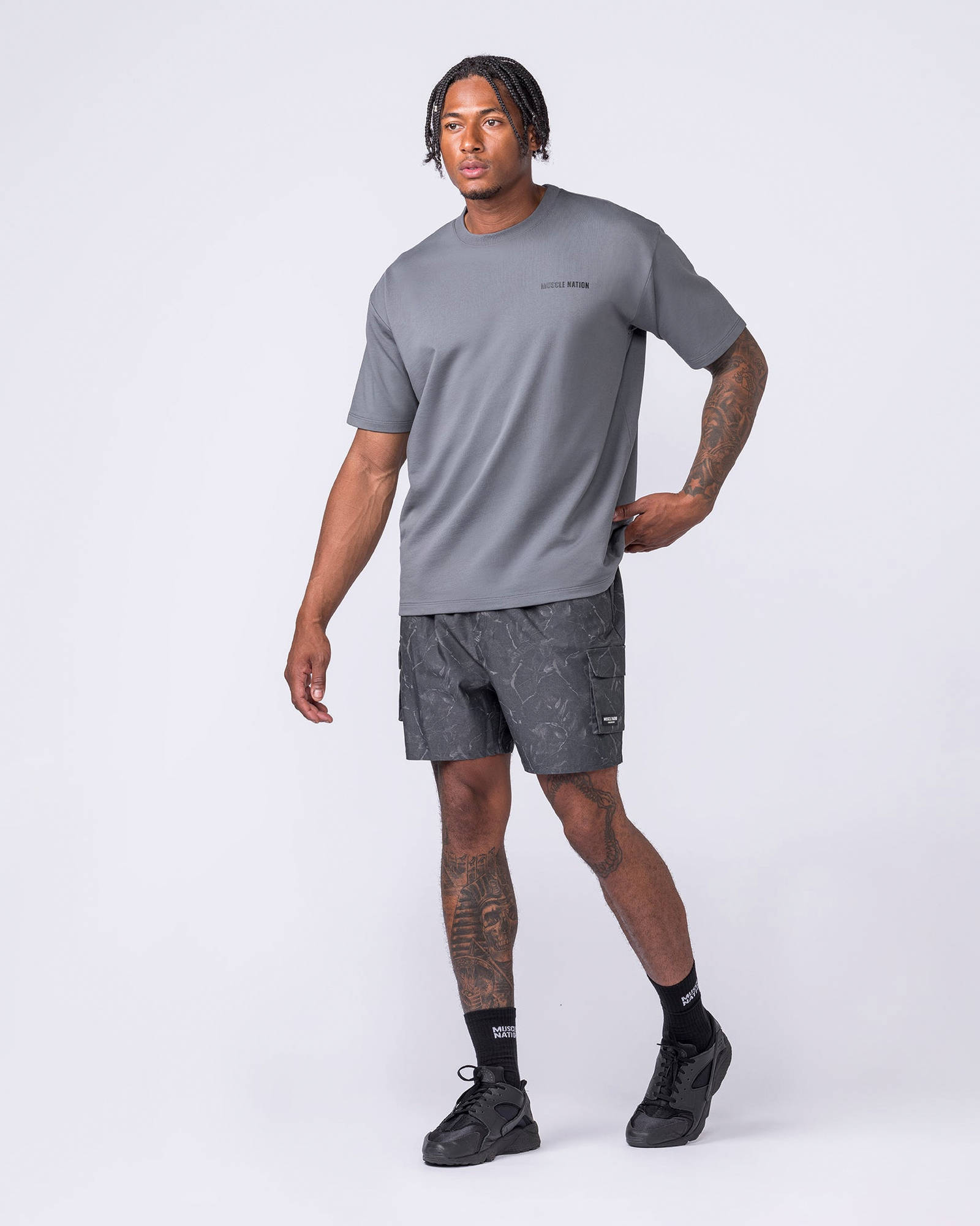 Essential Regular Fit Tee - Mid Grey