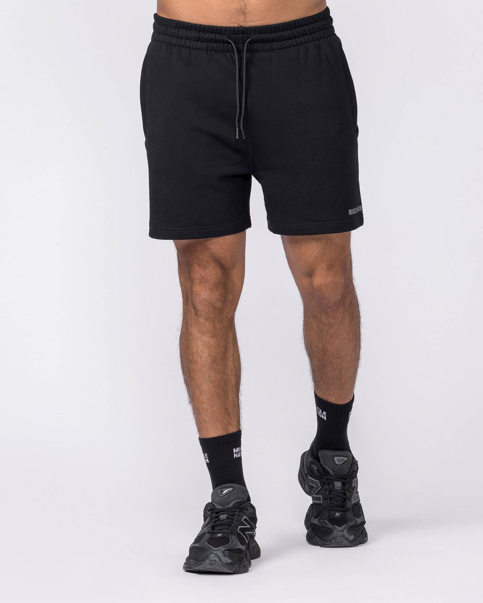 Essential Sweat 5" Shorts - Black