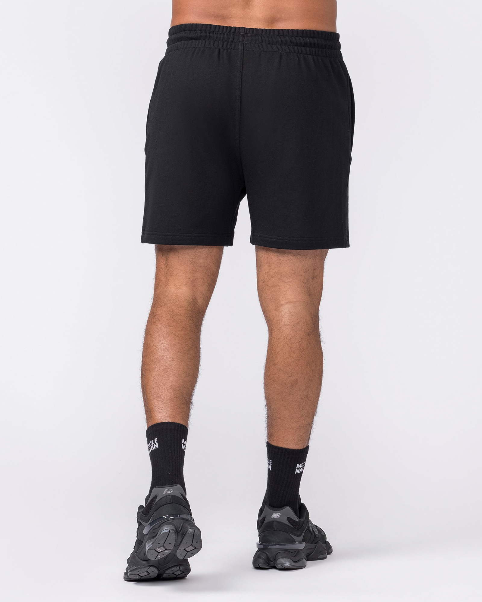 Essential Sweat 5" Shorts - Black