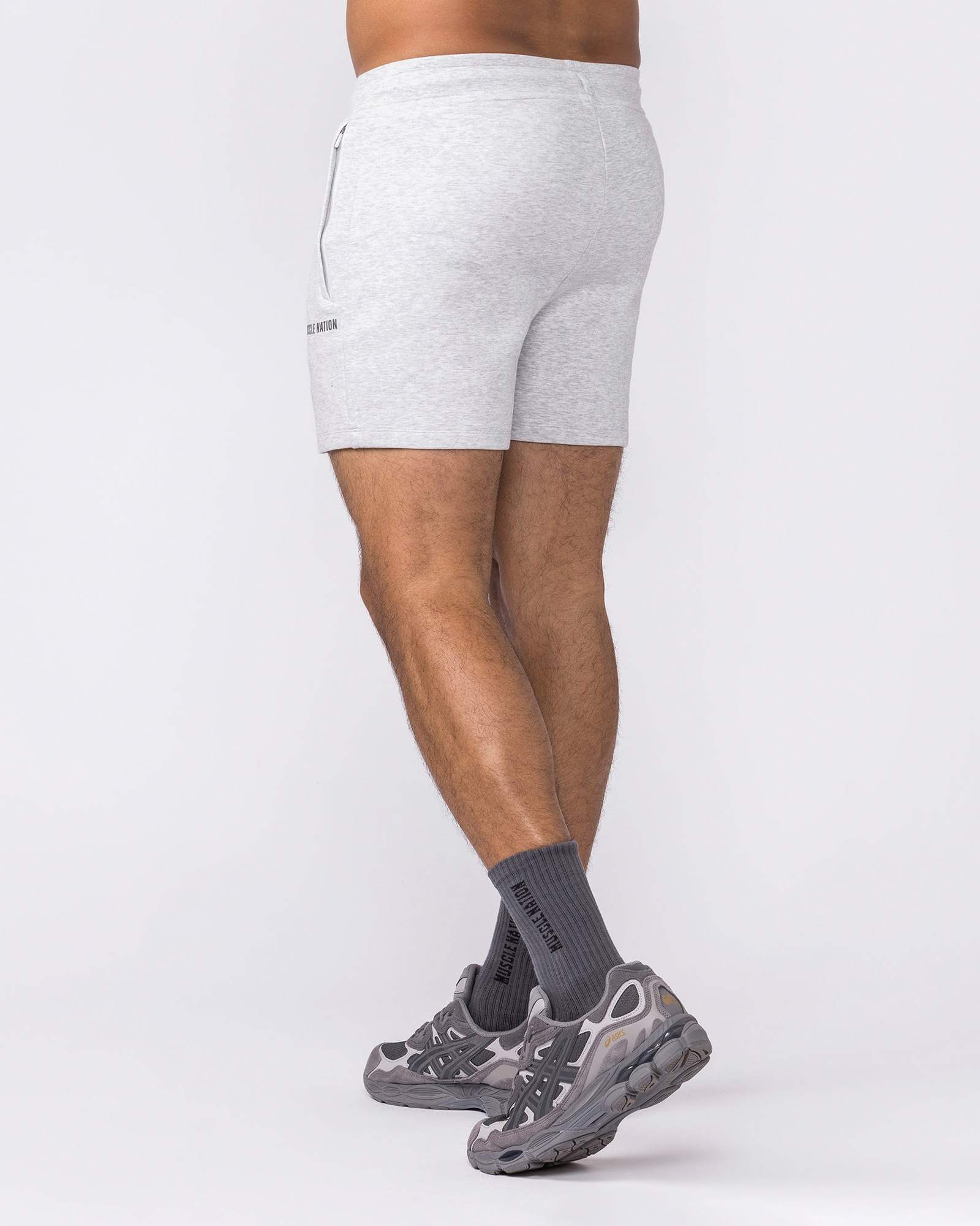 Essential Tech Shorts - Grey Marl