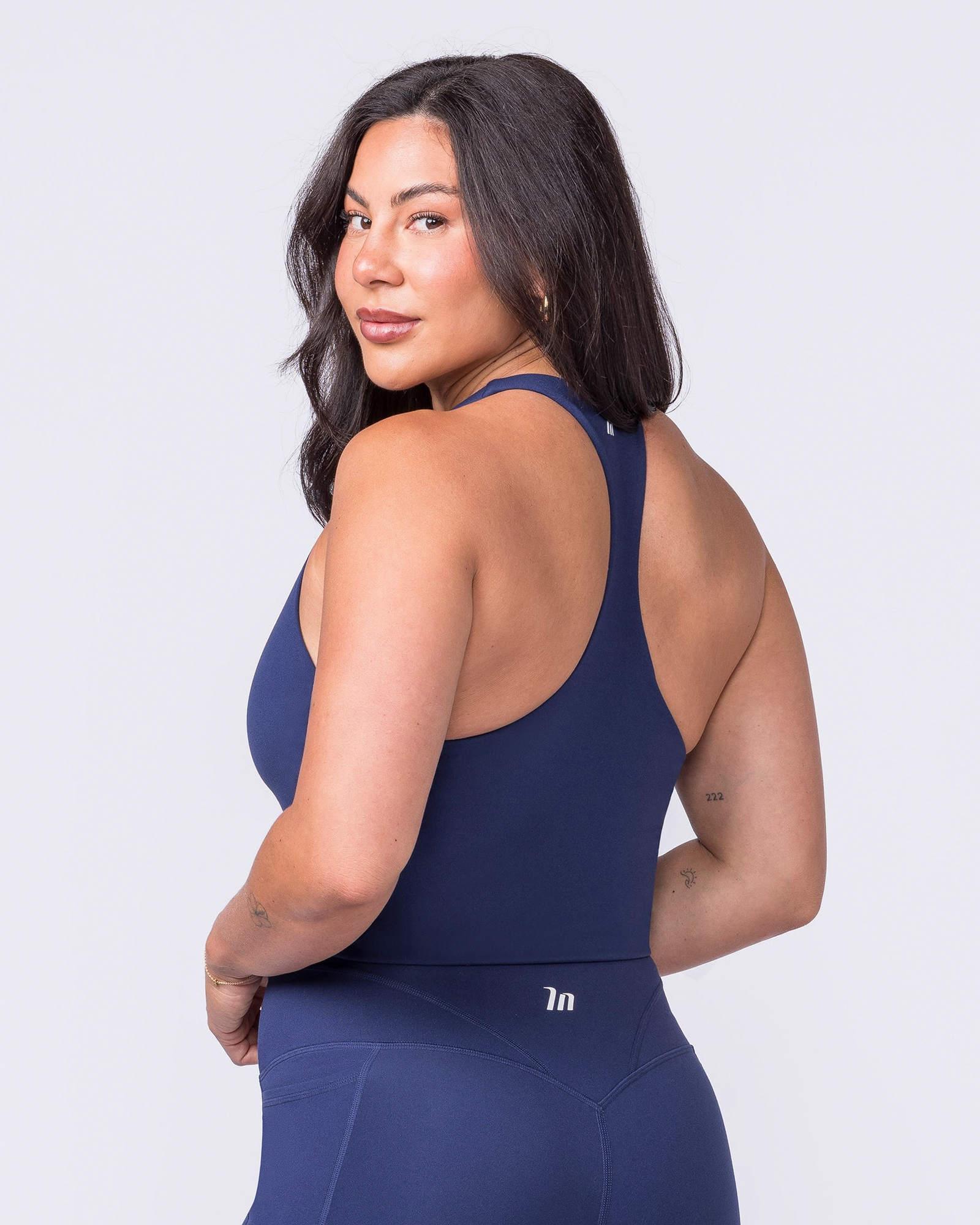 Everyday Form Cropped Tank - Classic Navy