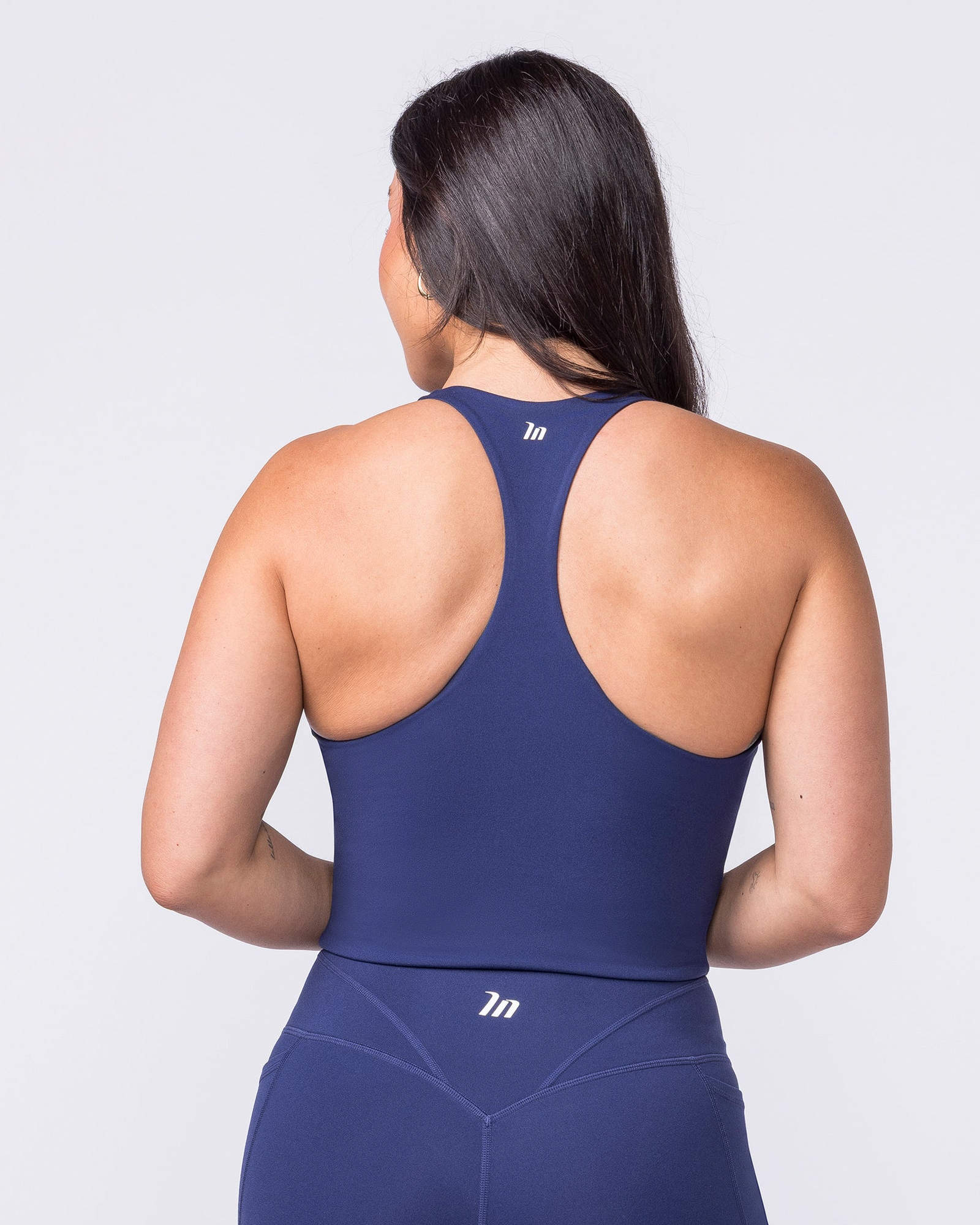 Everyday Form Cropped Tank - Classic Navy