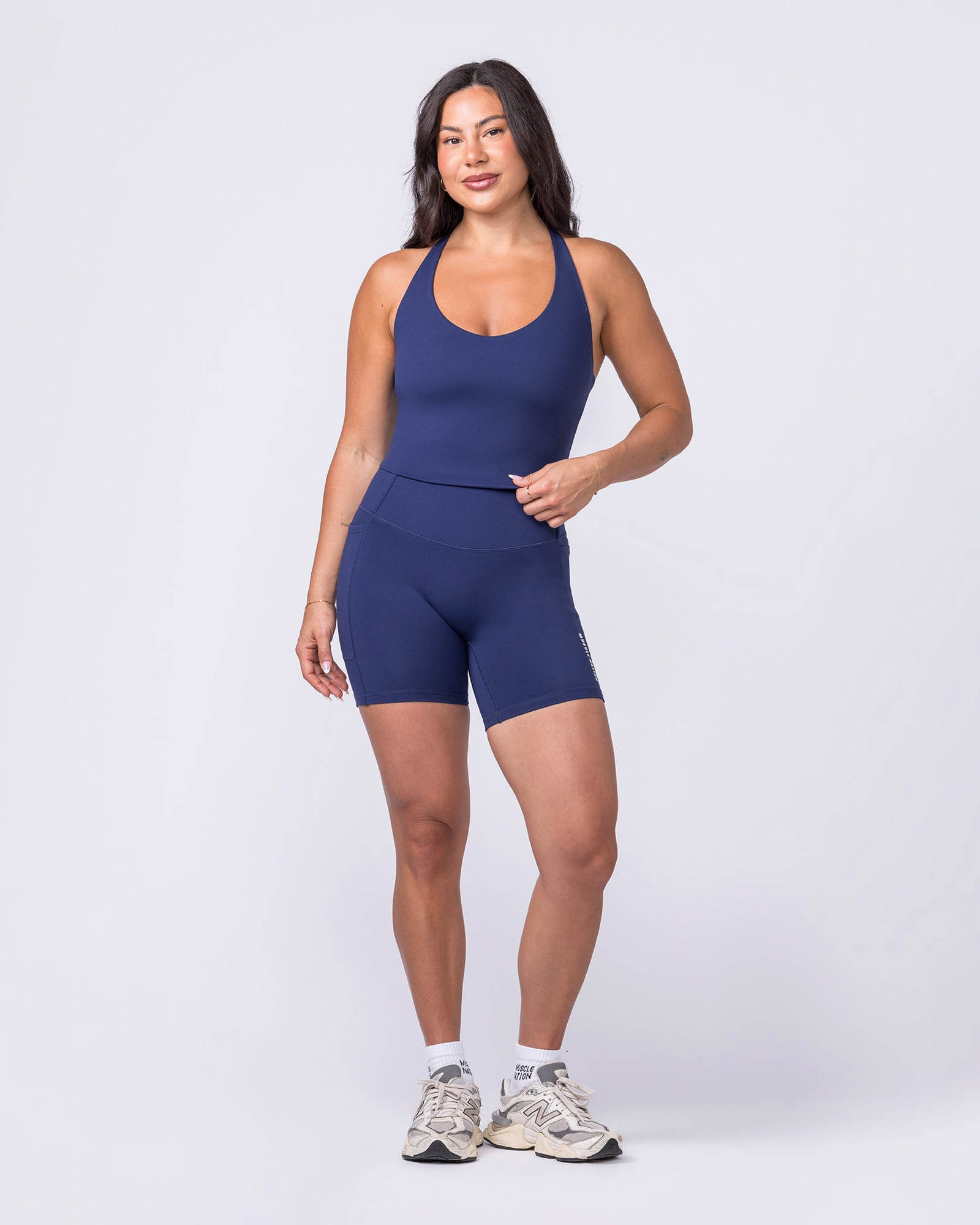 Everyday Form Cropped Tank - Classic Navy