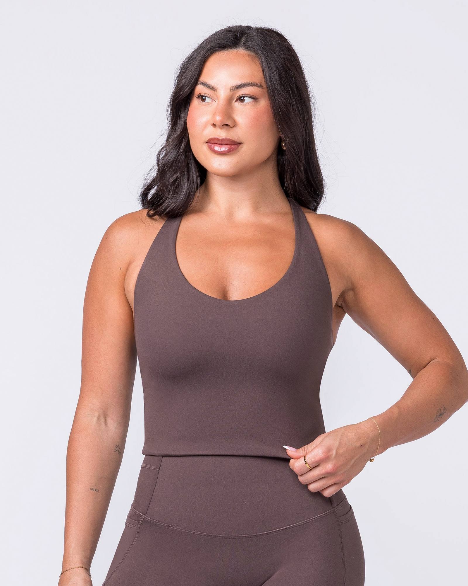Everyday Form Cropped Tank - Cola