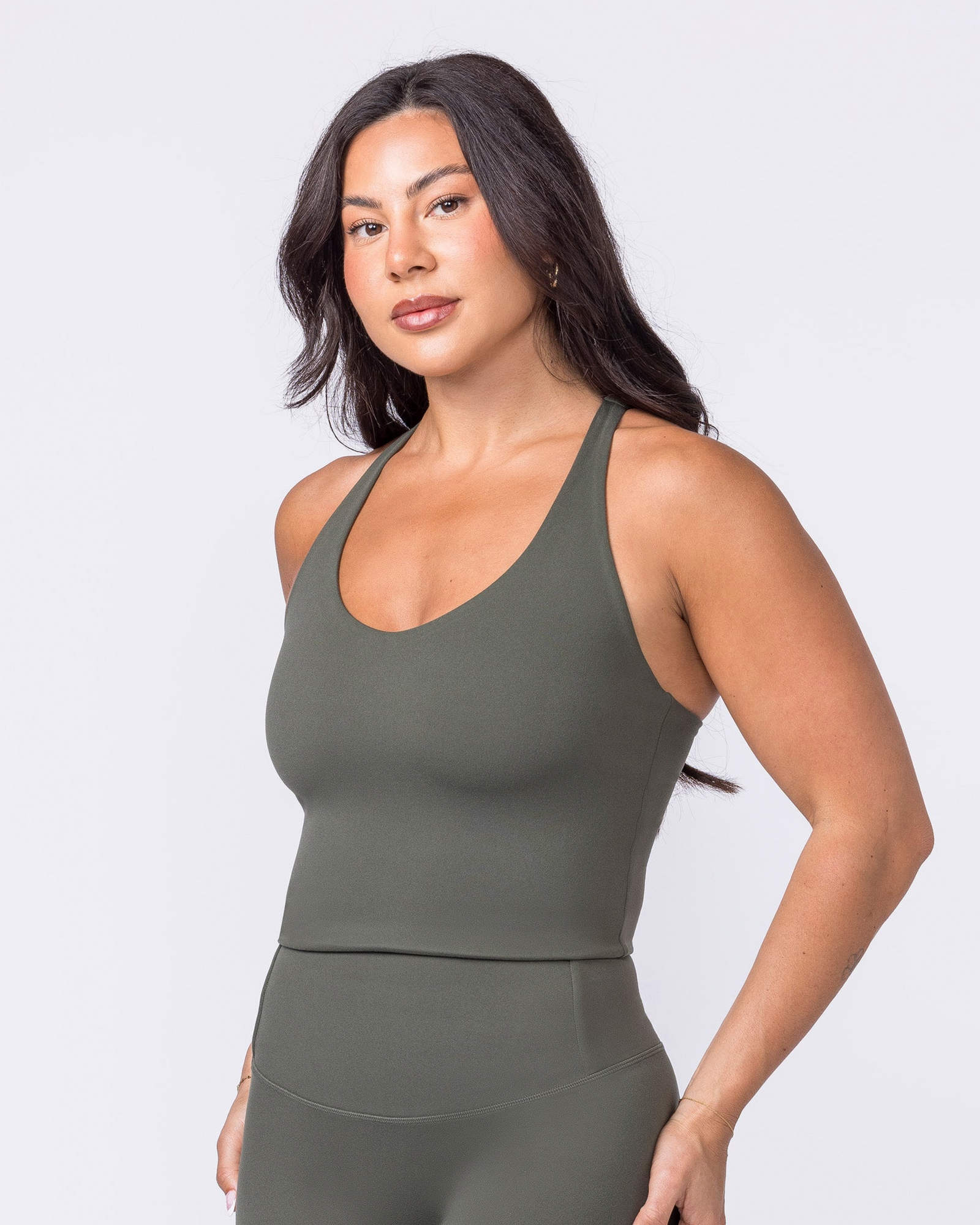 Everyday Form Cropped Tank - Eucalyptus