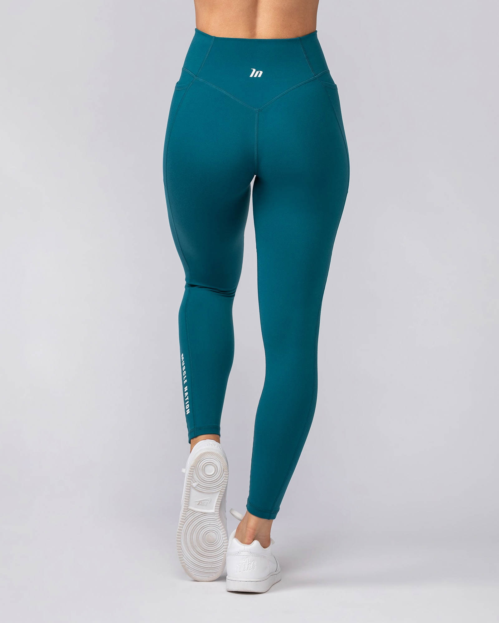 Everyday Pocket Ankle Length Leggings - Deep Teal
