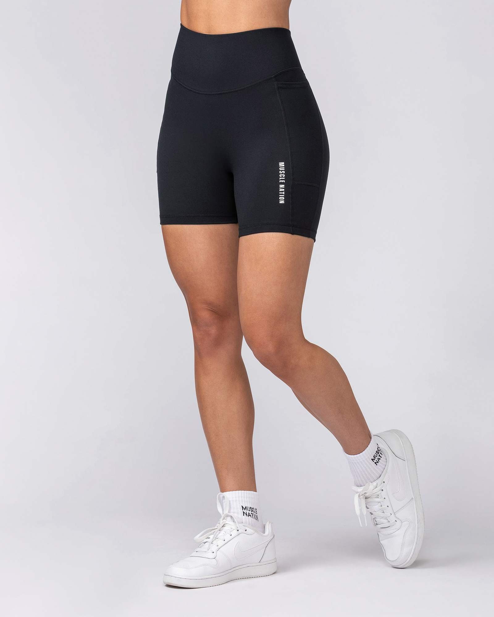 Everyday Pocket Bike Shorts - Black