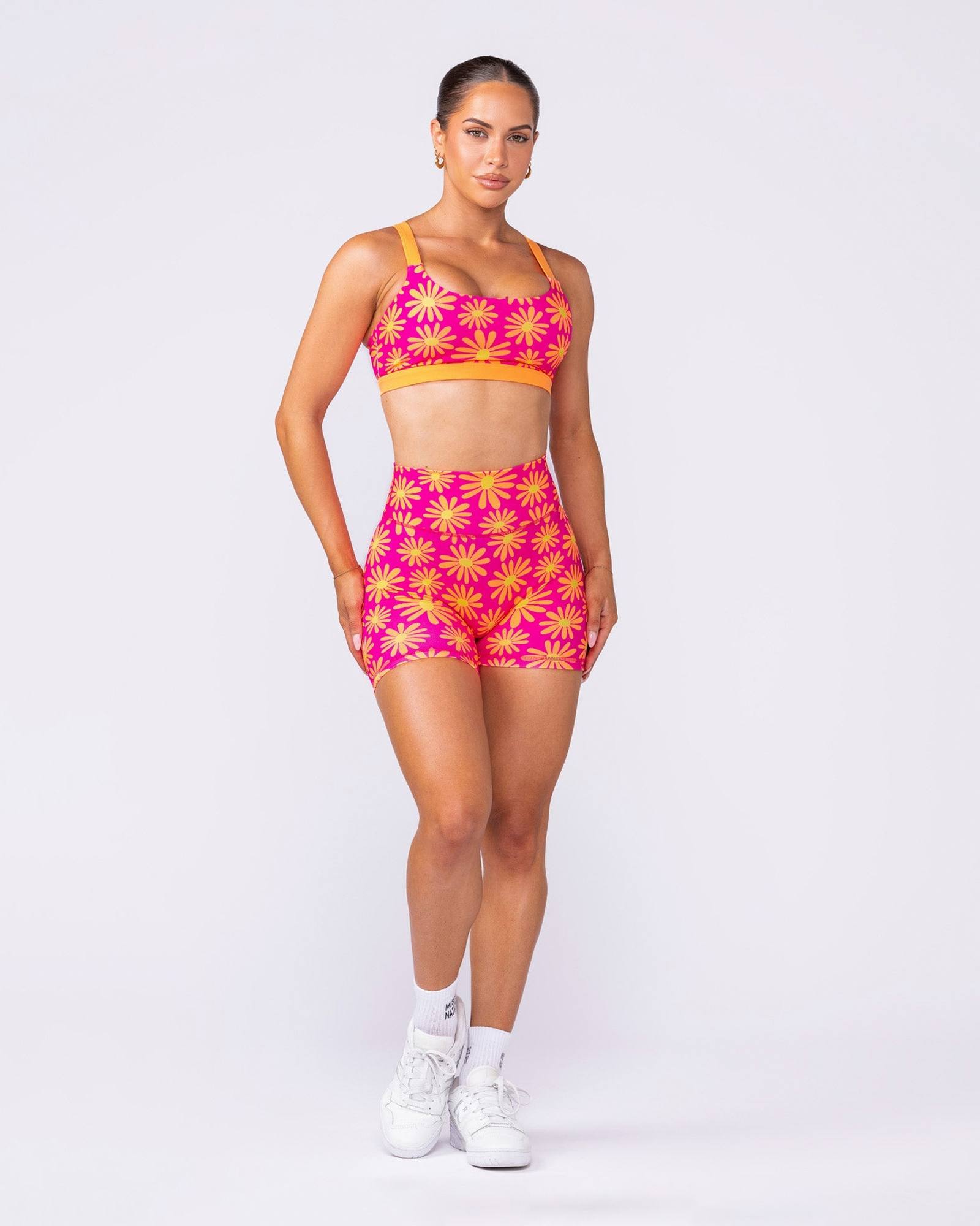 Evolve Signature Bike Shorts - Cosmo Petals