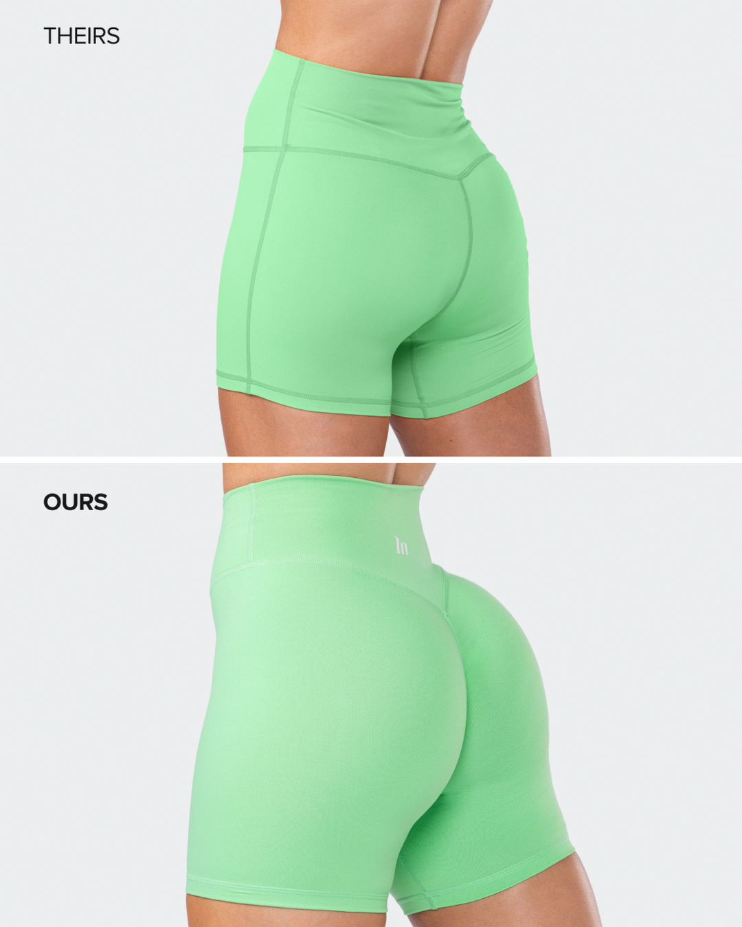 Evolve Signature Bike Shorts - Neon Apple