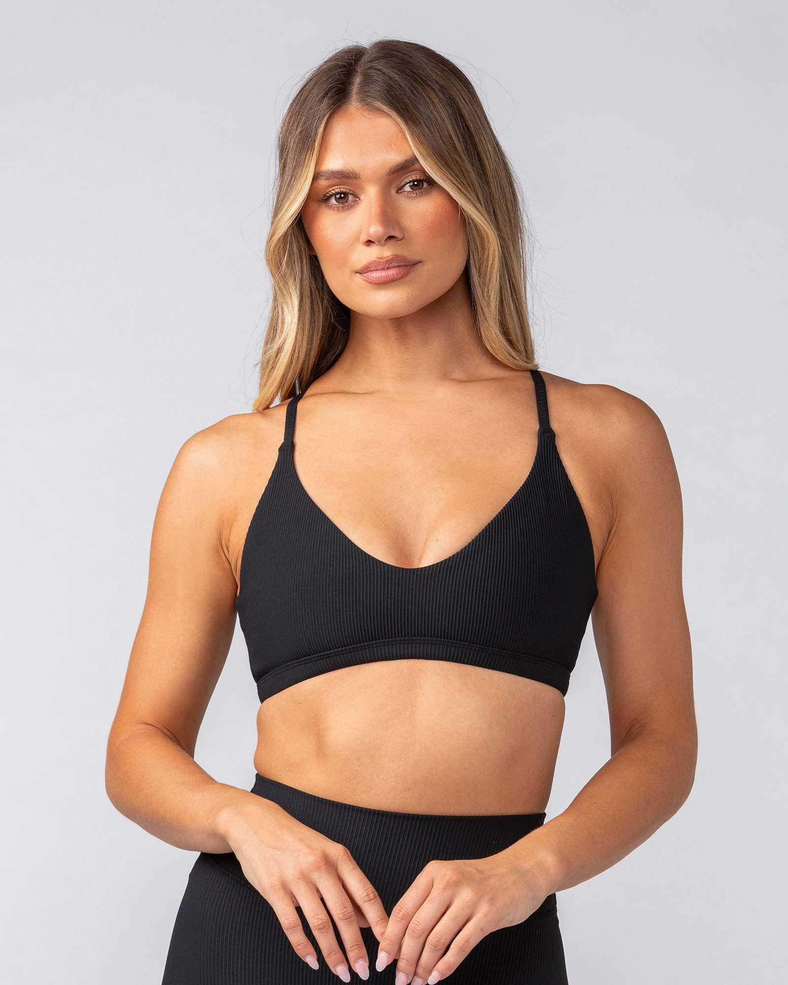 Fantasy Rib Bralette - Black