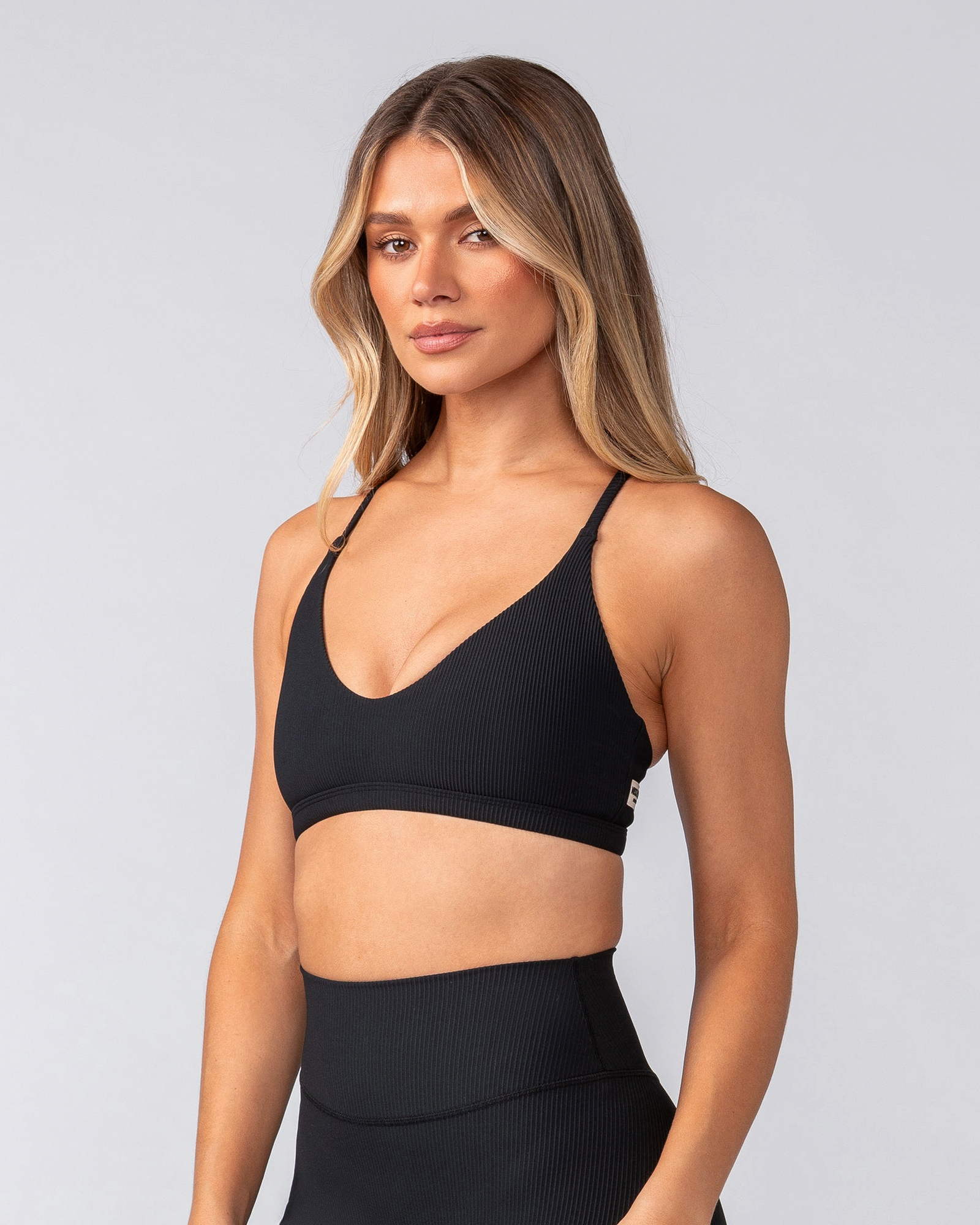 Fantasy Rib Bralette - Black