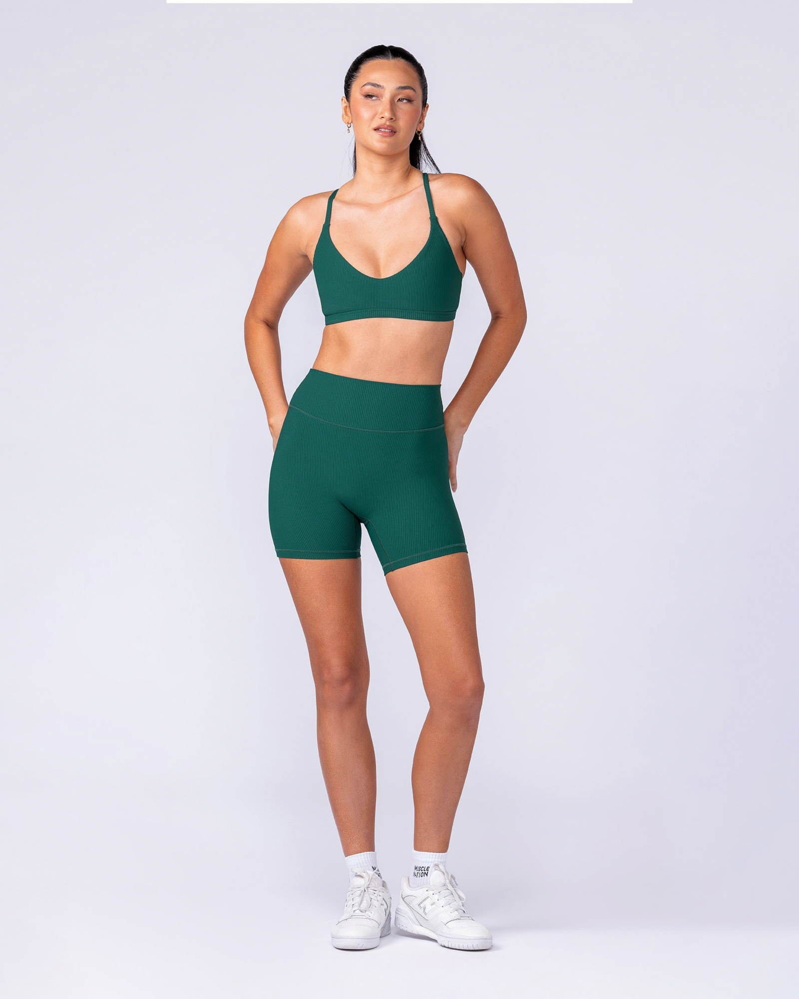 Fantasy Rib Bralette - Evergreen