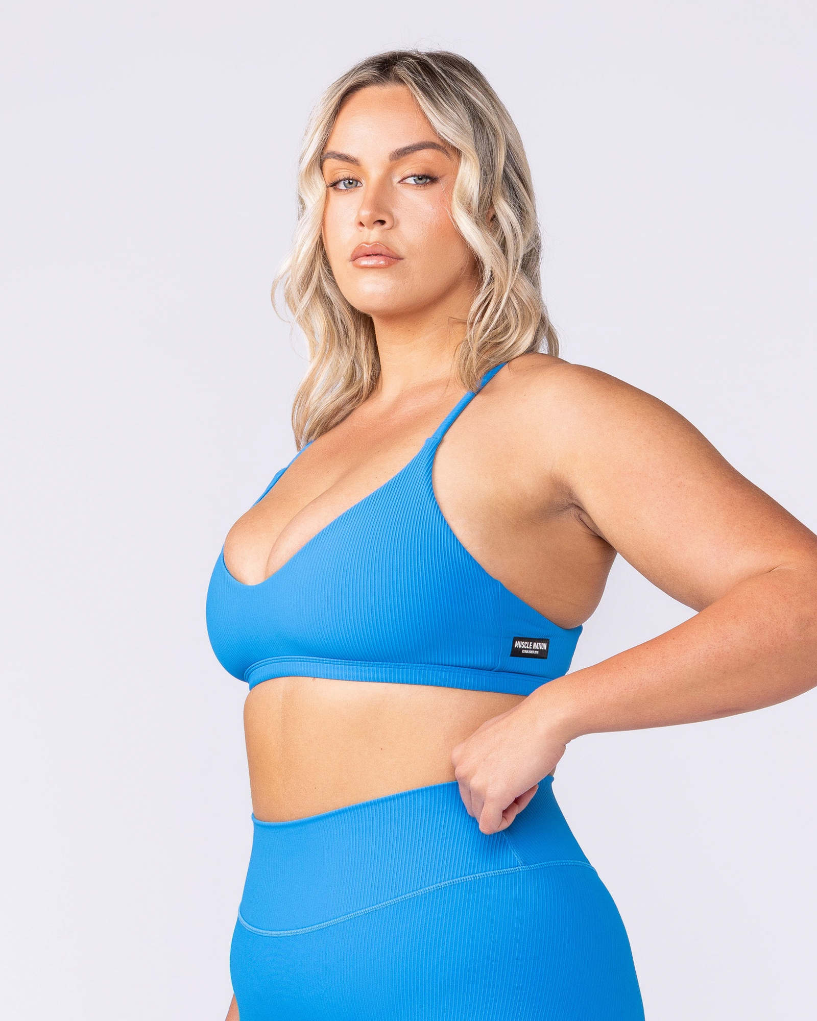Fantasy Rib Bralette - Malibu