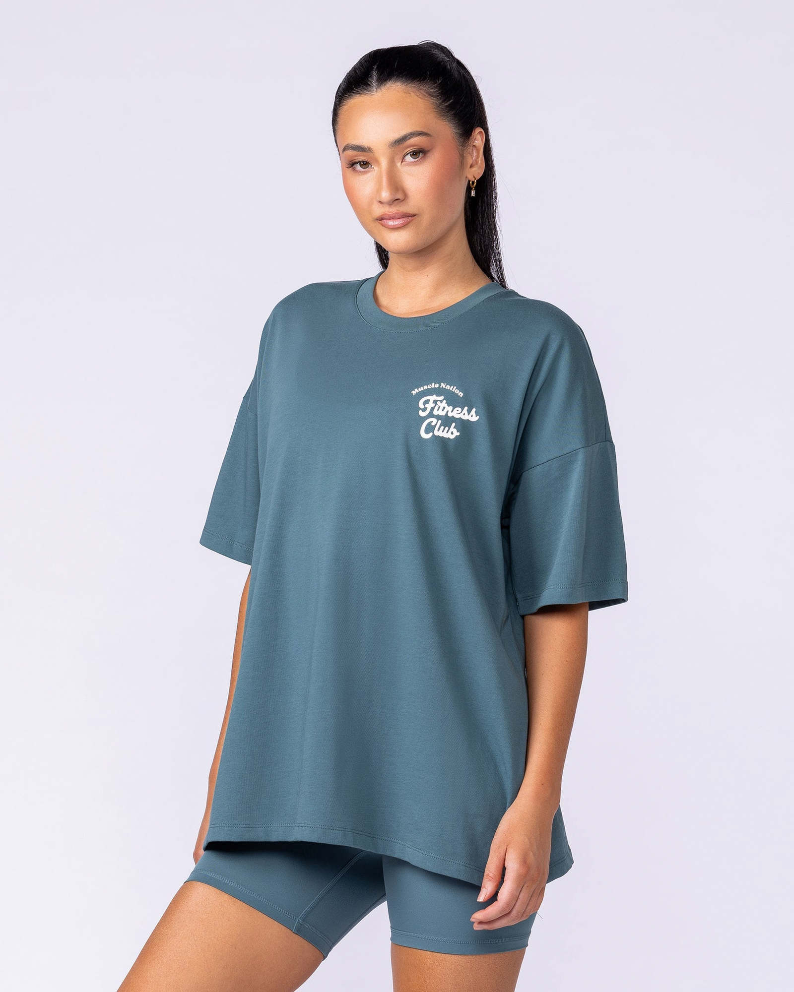 Fizz Oversized Tee - Jaded