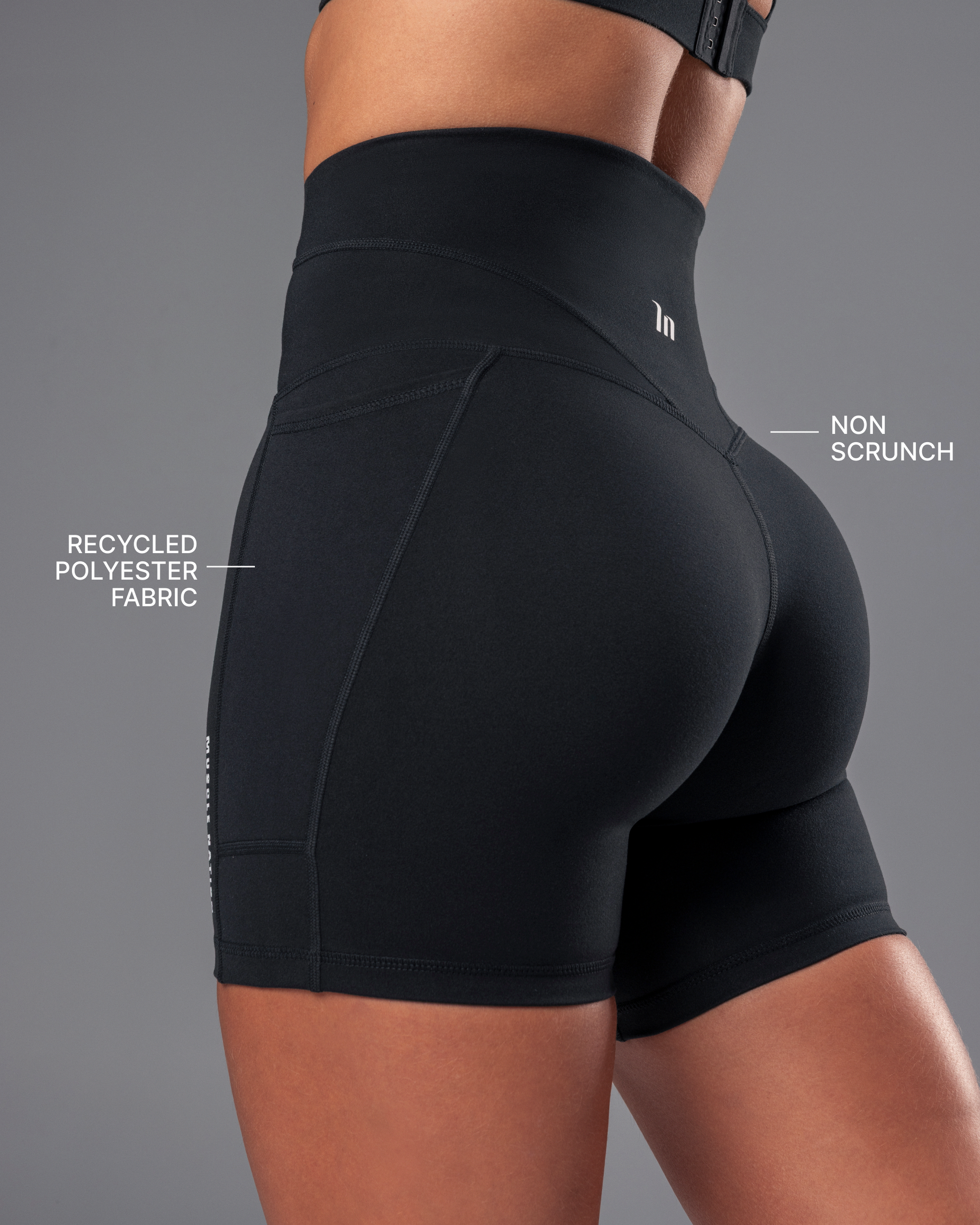 Unrivalled Everyday Pocket Bike Shorts - Black