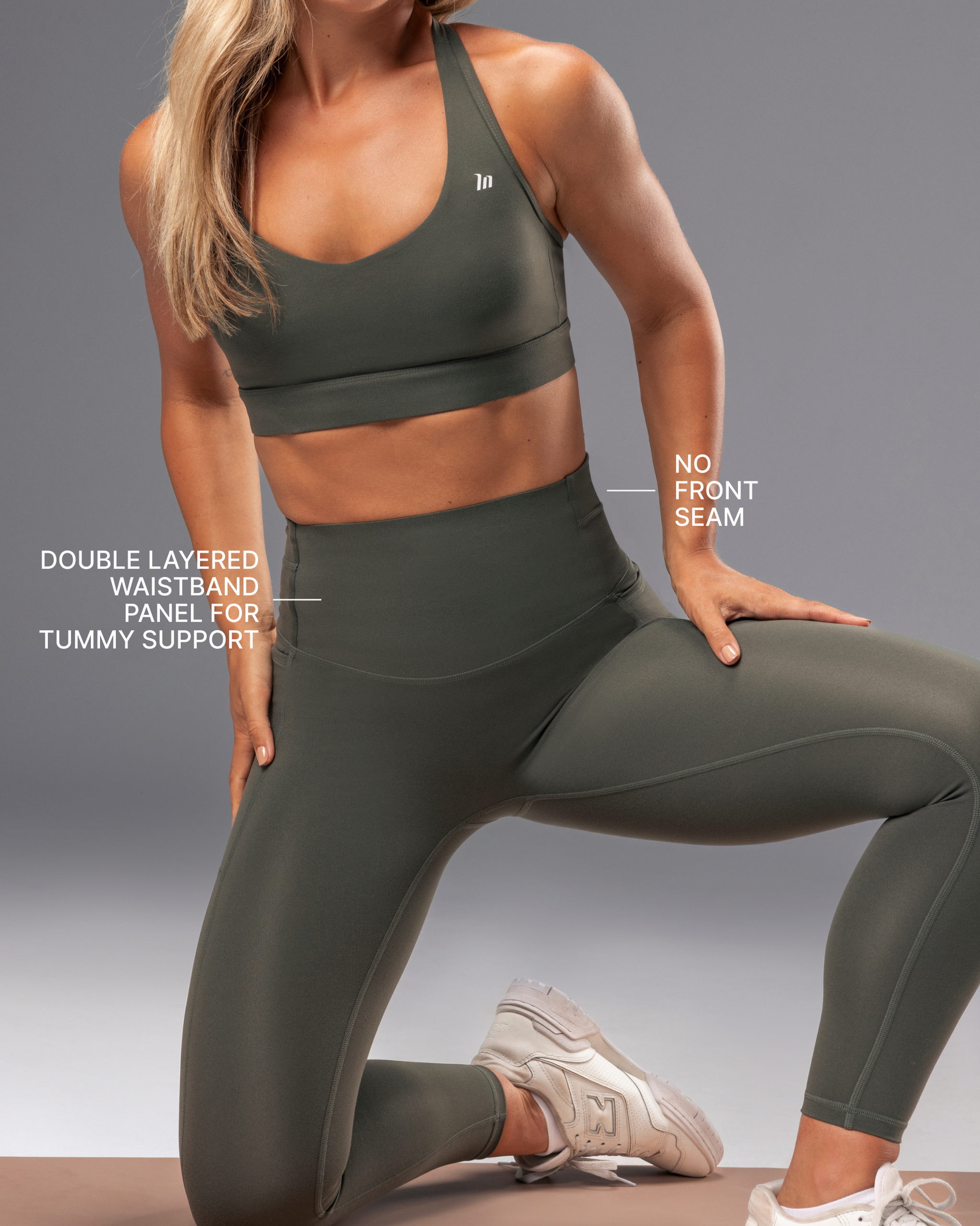 Unrivalled Everyday Pocket Ankle Leggings - Eucalyptus