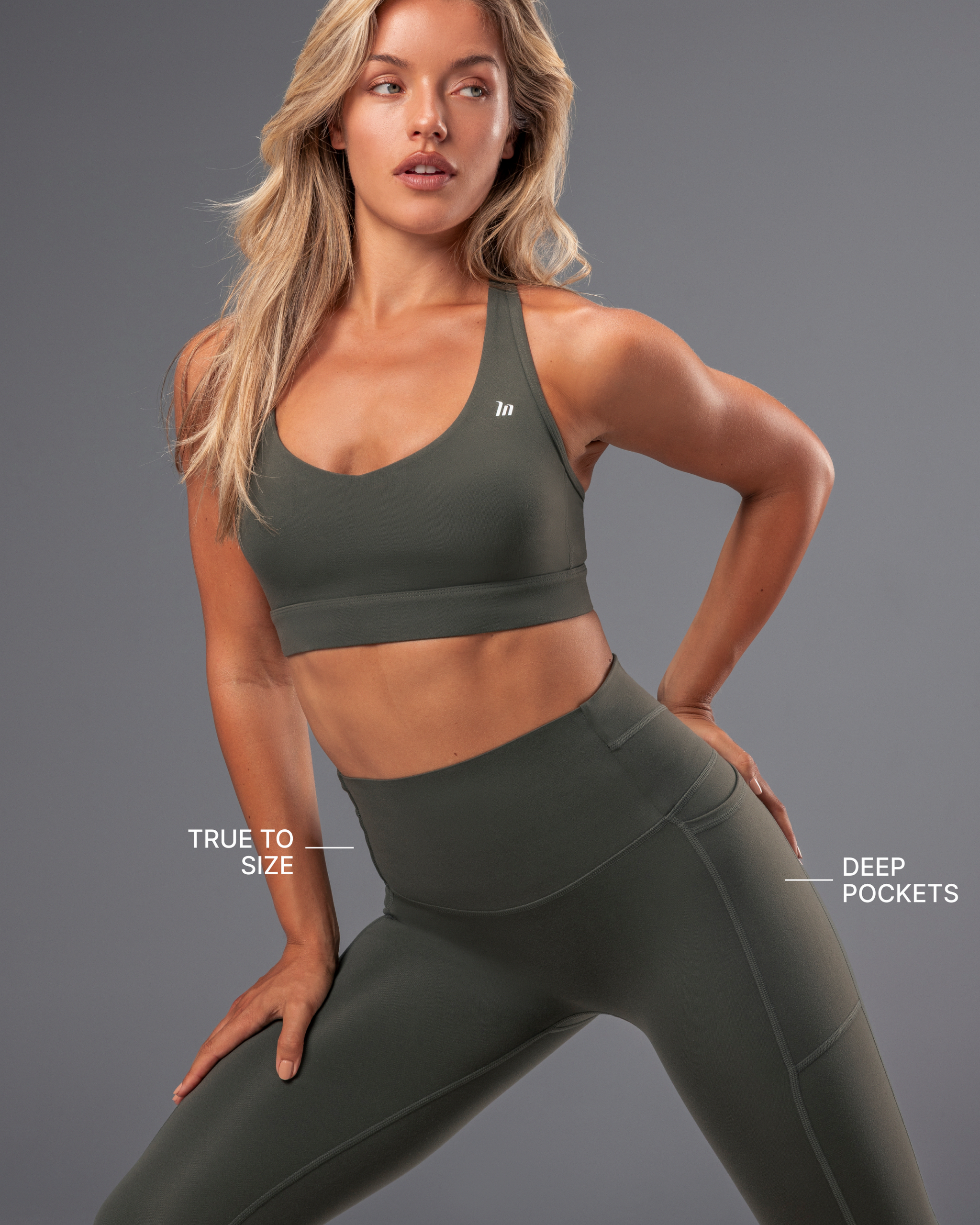 Unrivalled Everyday Pocket Ankle Leggings - Eucalyptus
