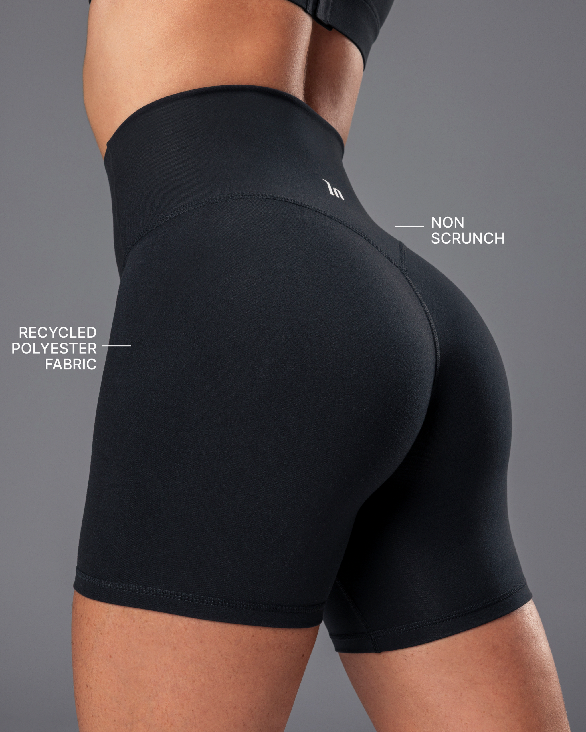 Unrivalled Bare Bike Shorts - Black