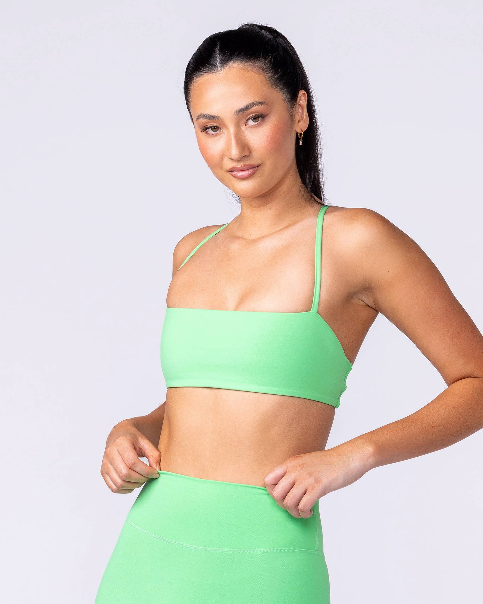 Halo Bralette - Neon Apple