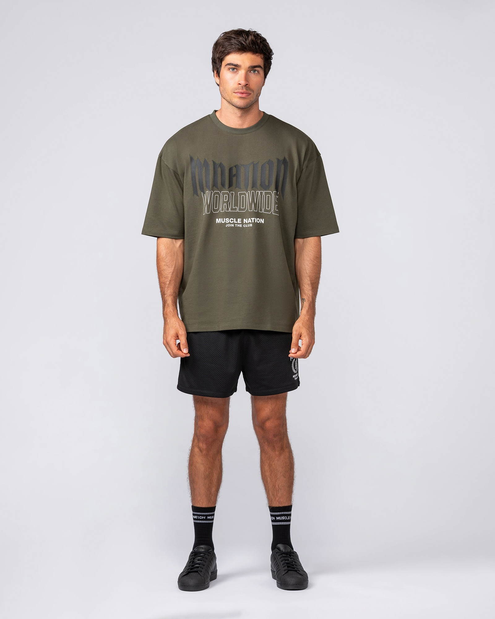 Heritage Crest Lay Up 3.5" Shorts - Black
