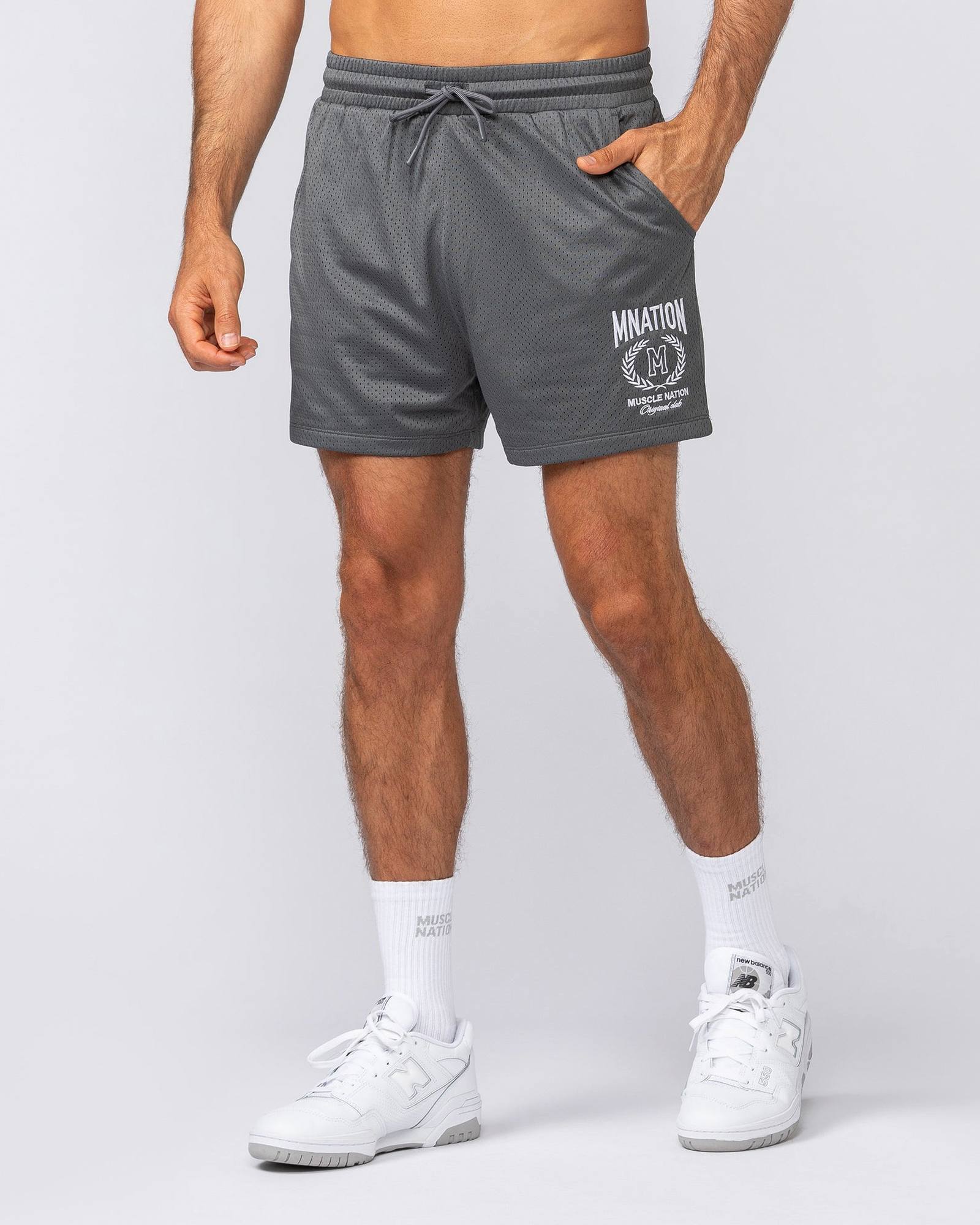 Heritage Crest Lay Up 3.5" Shorts - Tornado