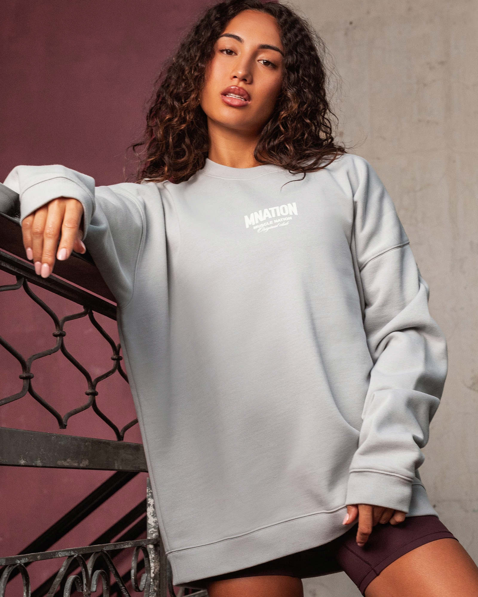 Heritage Crew Pullover - Light Grey