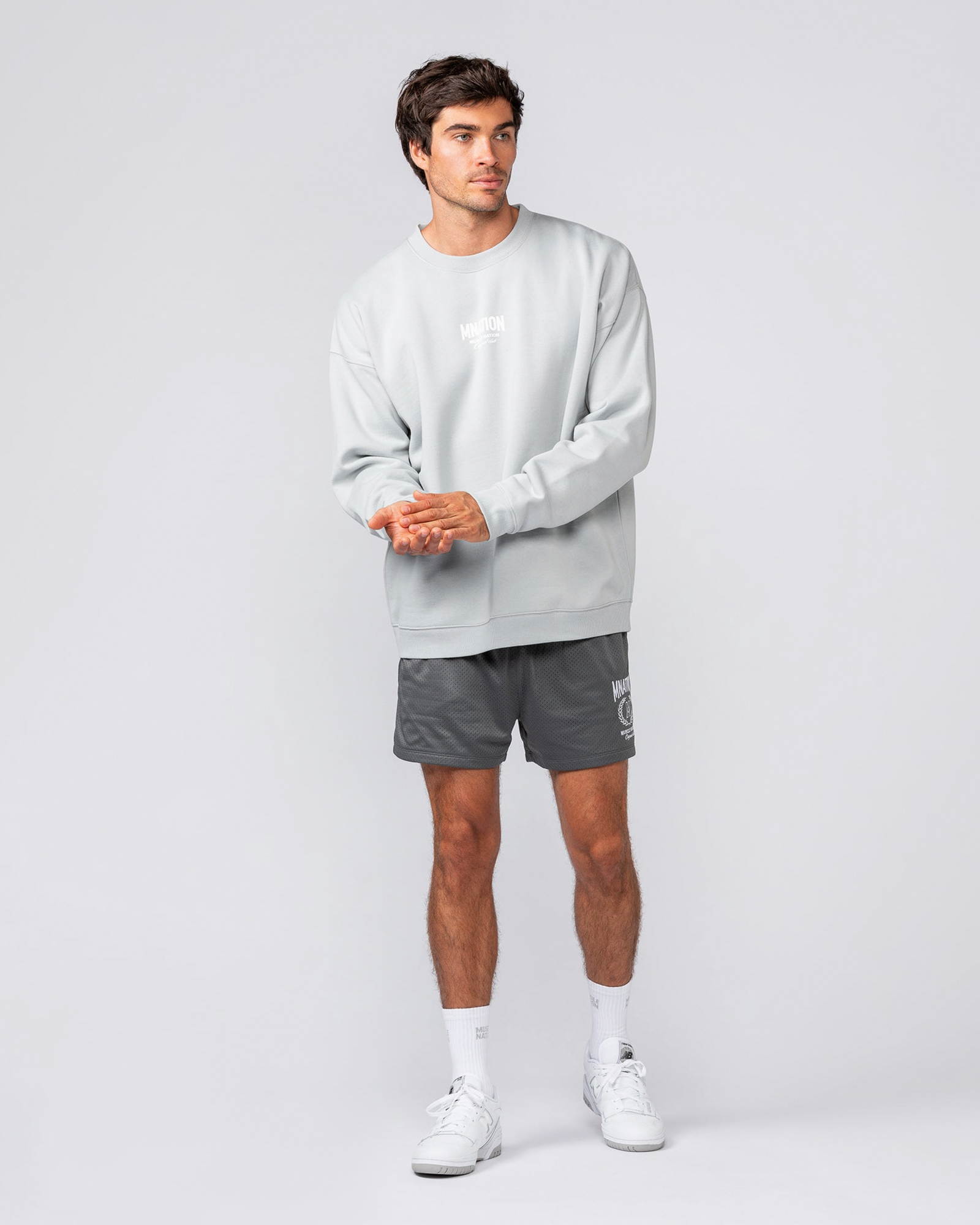 Heritage Crew Pullover - Light Grey
