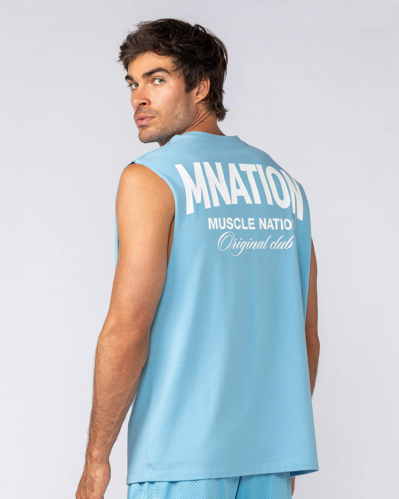 Heritage Muscle Tank - Light Blue
