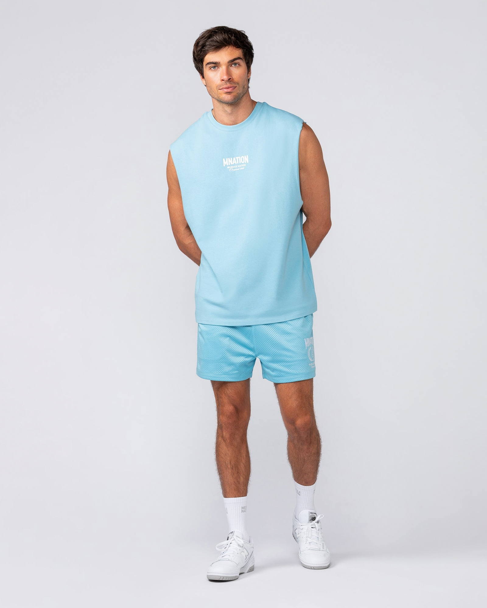 Heritage Muscle Tank - Light Blue