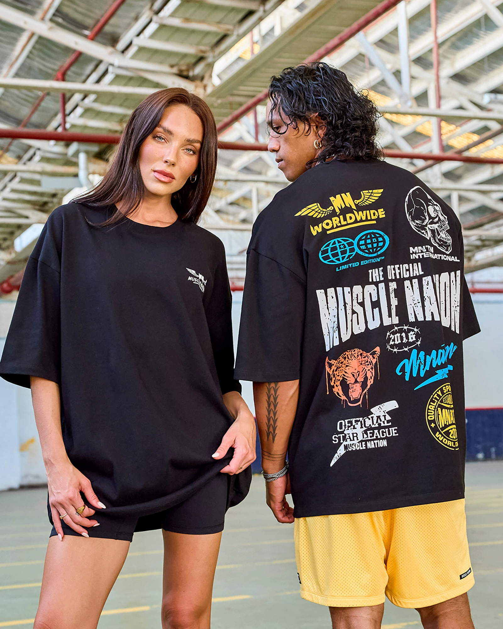 Archives Oversized Tee - Black