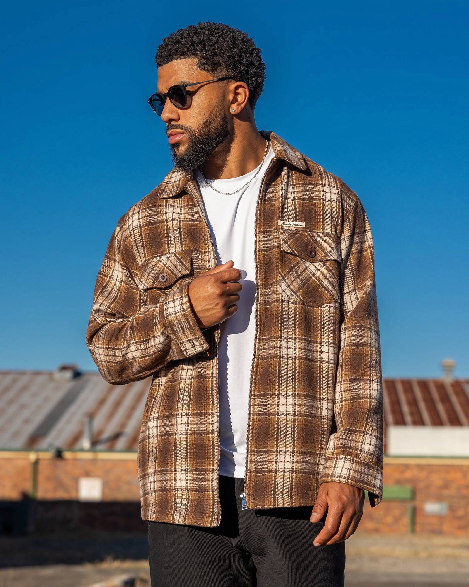 Oversized Shacket - Plaid