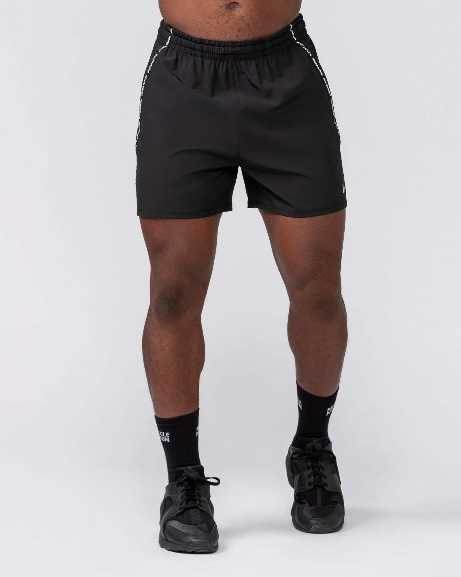 Iconic New Heights 4" Shorts - Black