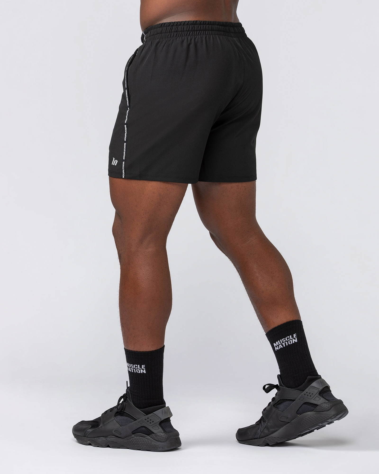 Iconic New Heights 4" Shorts - Black