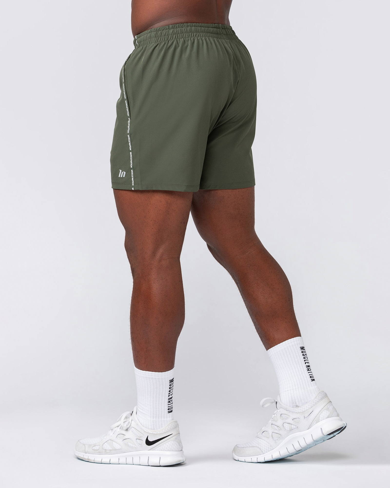 Iconic New Heights 4" Shorts - Dark Khaki