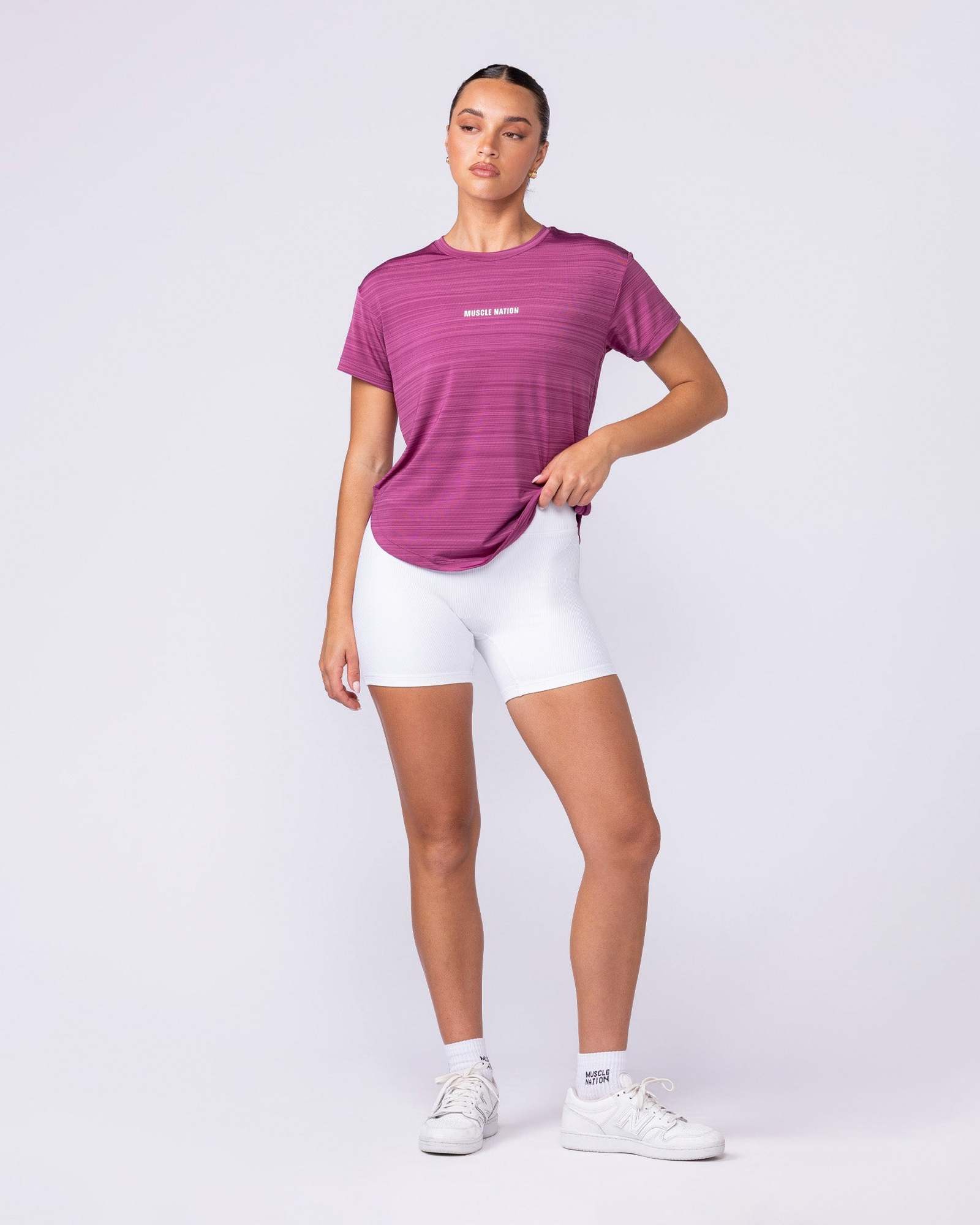 Ignite Training Tee - Raspberry Quartz