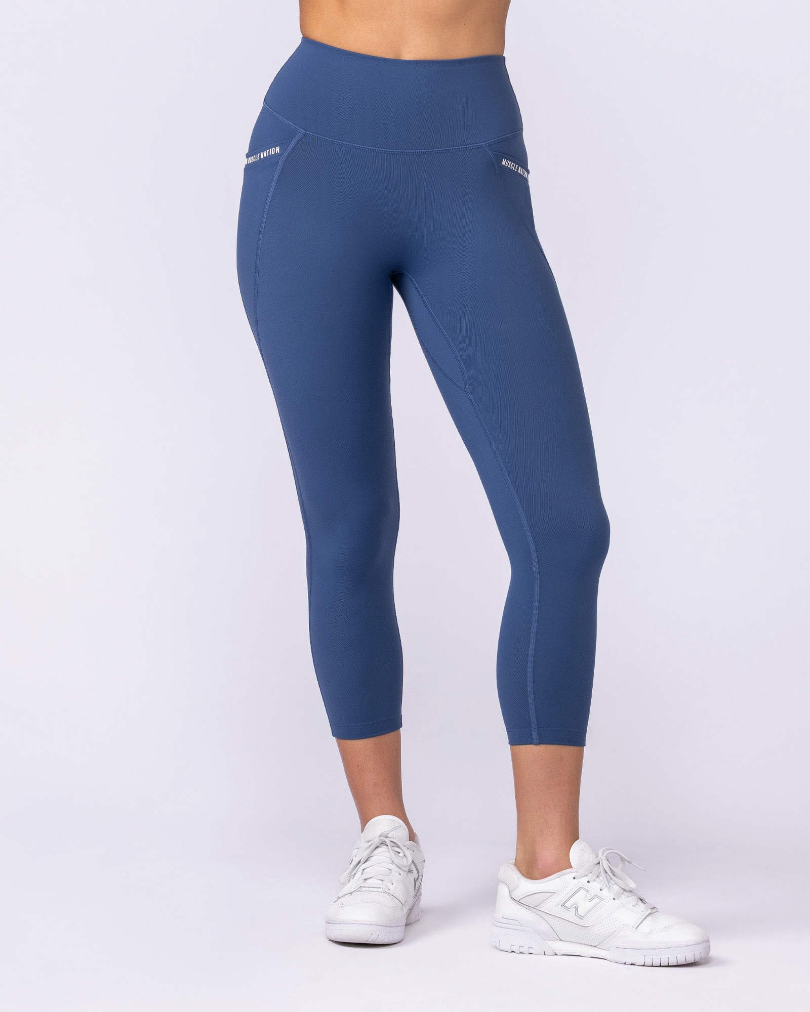 Illusion Signature Pocket 7/8 Leggings - Atlantis