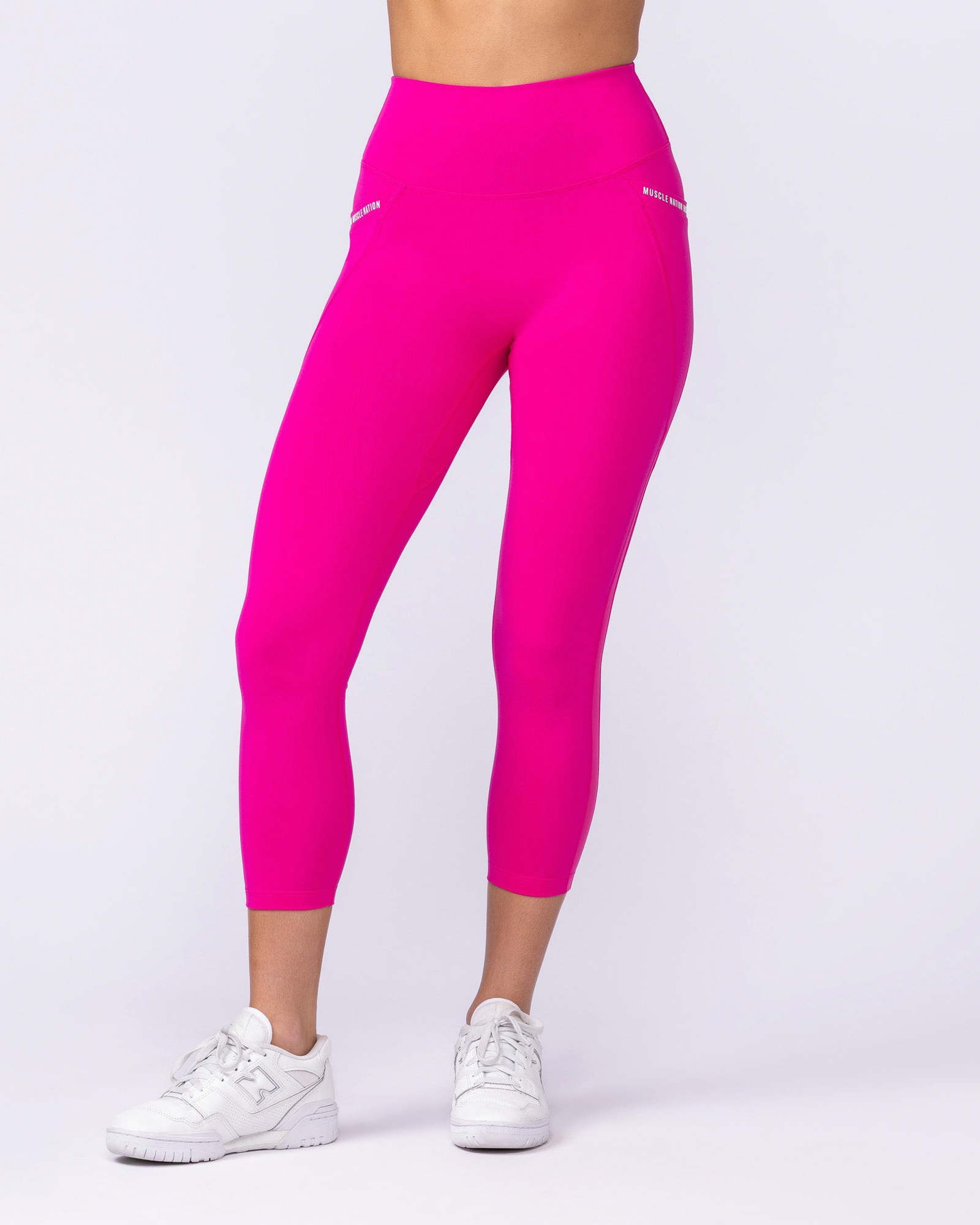 Illusion Signature Pocket 7/8 Leggings - Cosmo