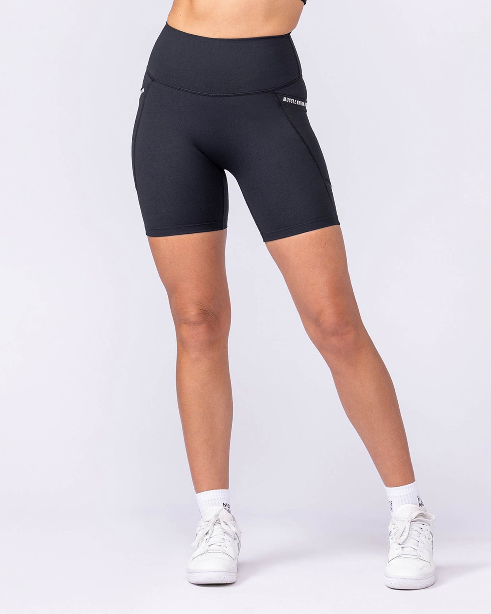 Illusion Signature Pocket Bike Shorts - Black