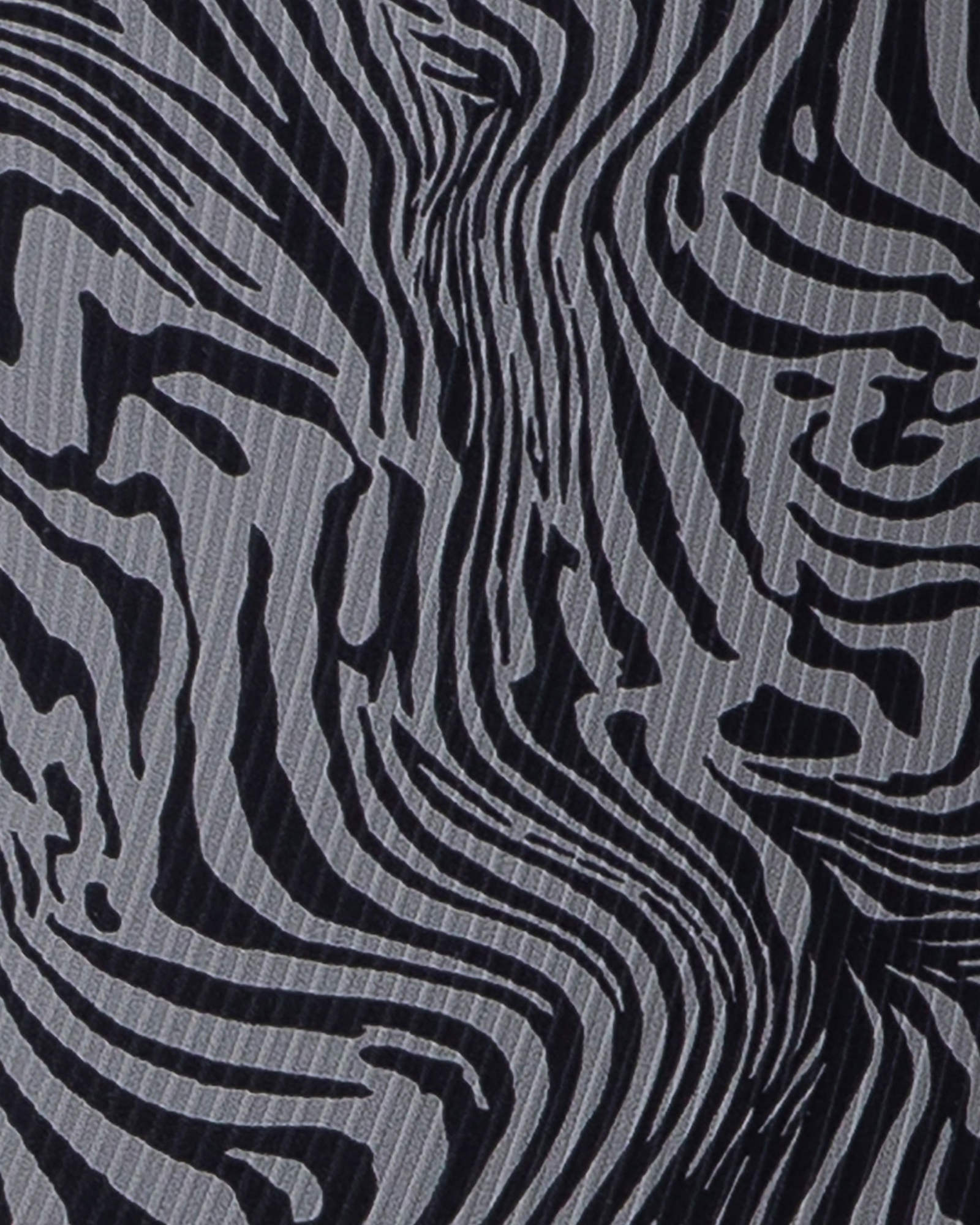 Fundamental Zebra Rib Bra - Black Zebra