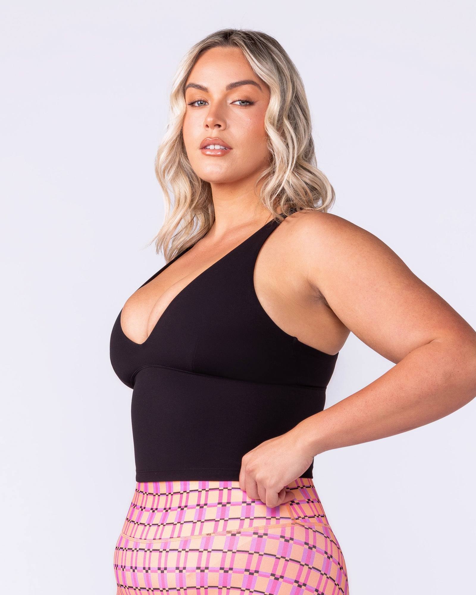 Influence Bra Tank - Black