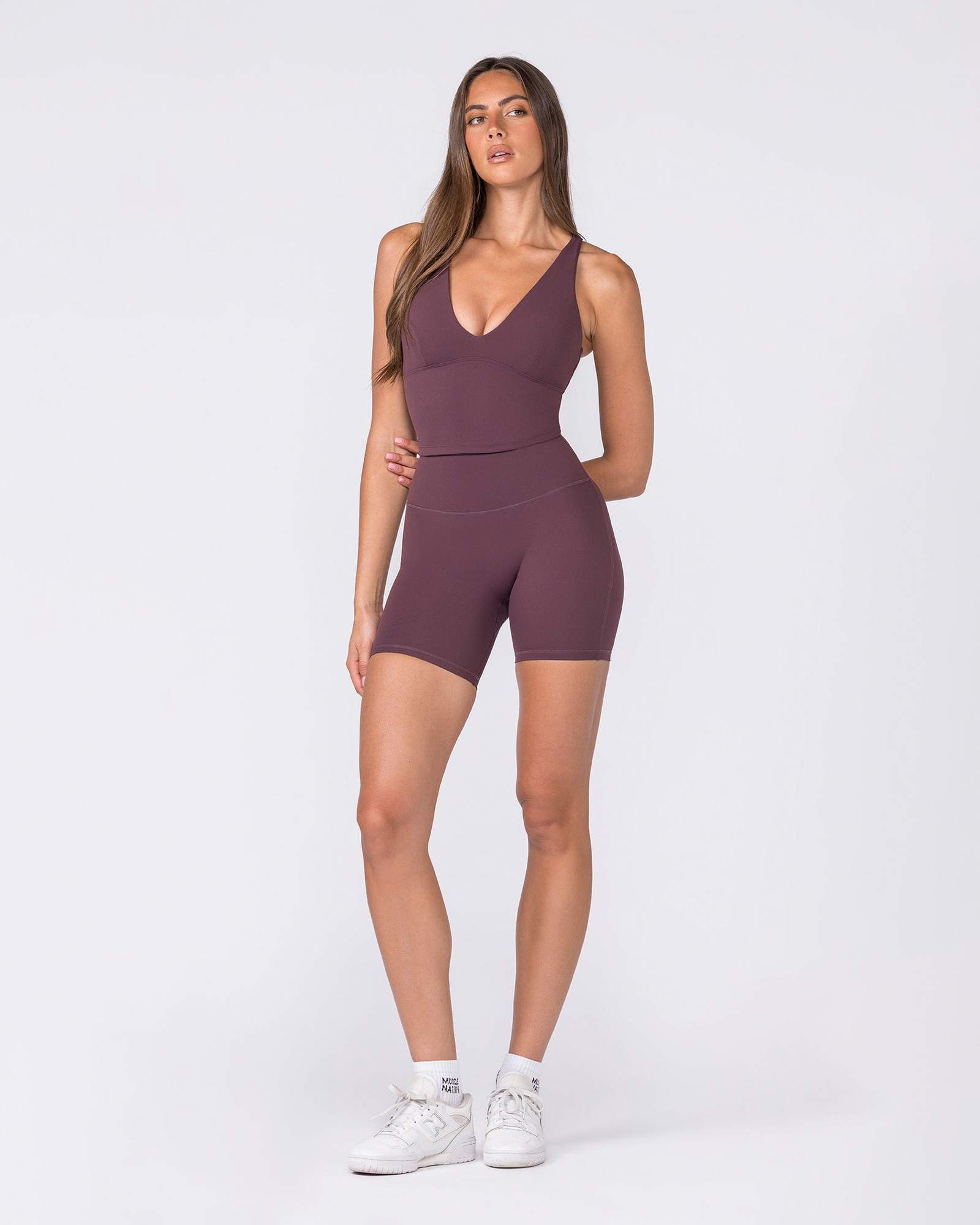 Influence Bra Tank - Dark Cherry