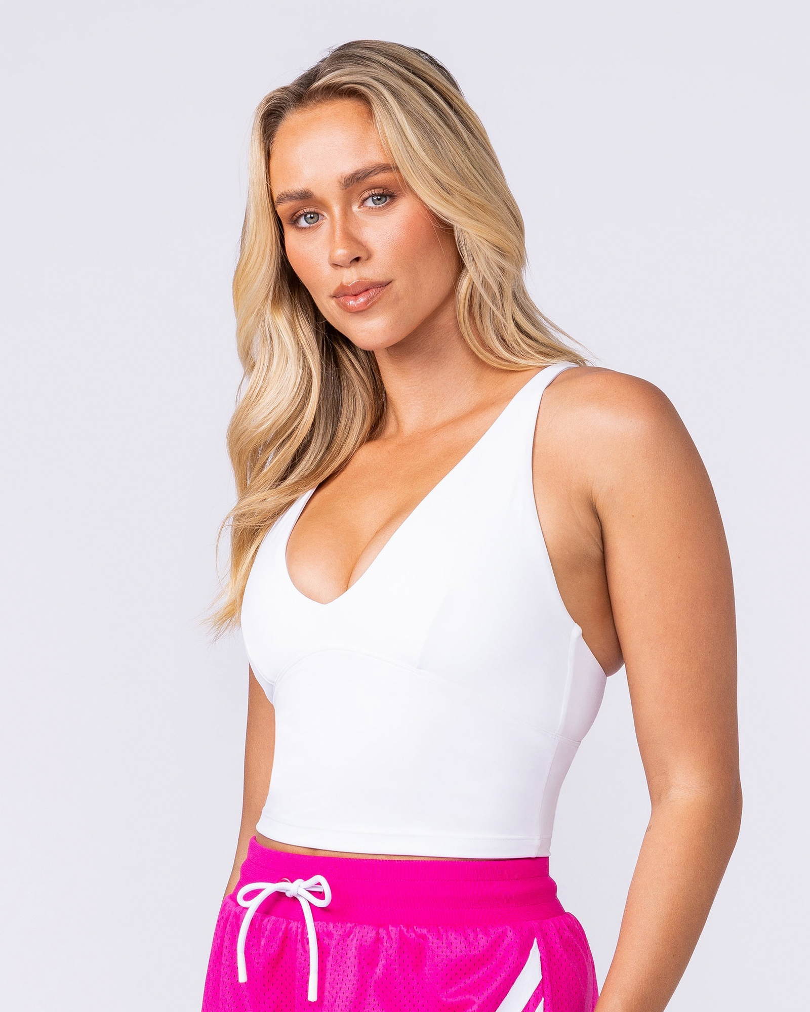 Influence Bra Tank - White