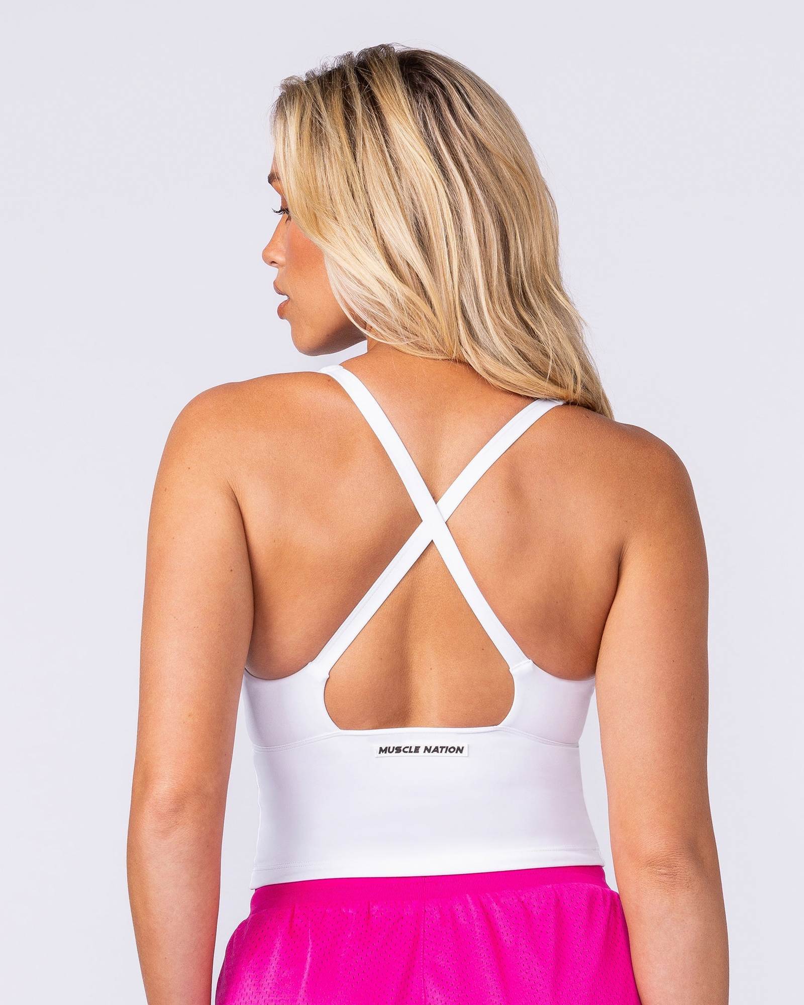 Influence Bra Tank - White