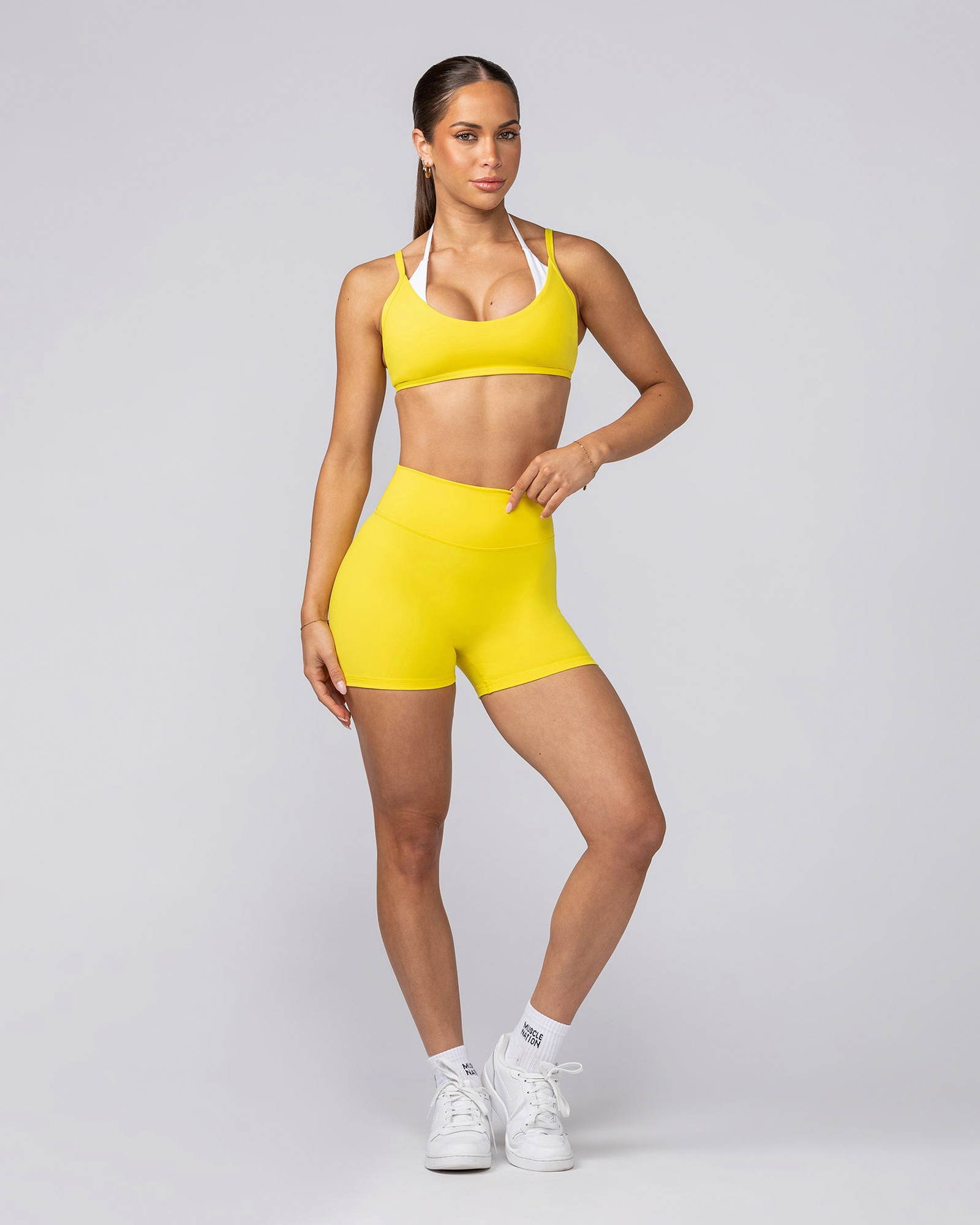 Instinct Scrunch Midway Shorts - Buttercup