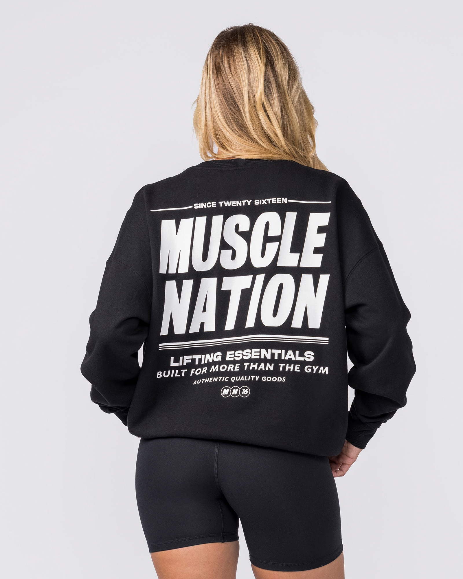 Kick-Start Boxy Pullover - Black