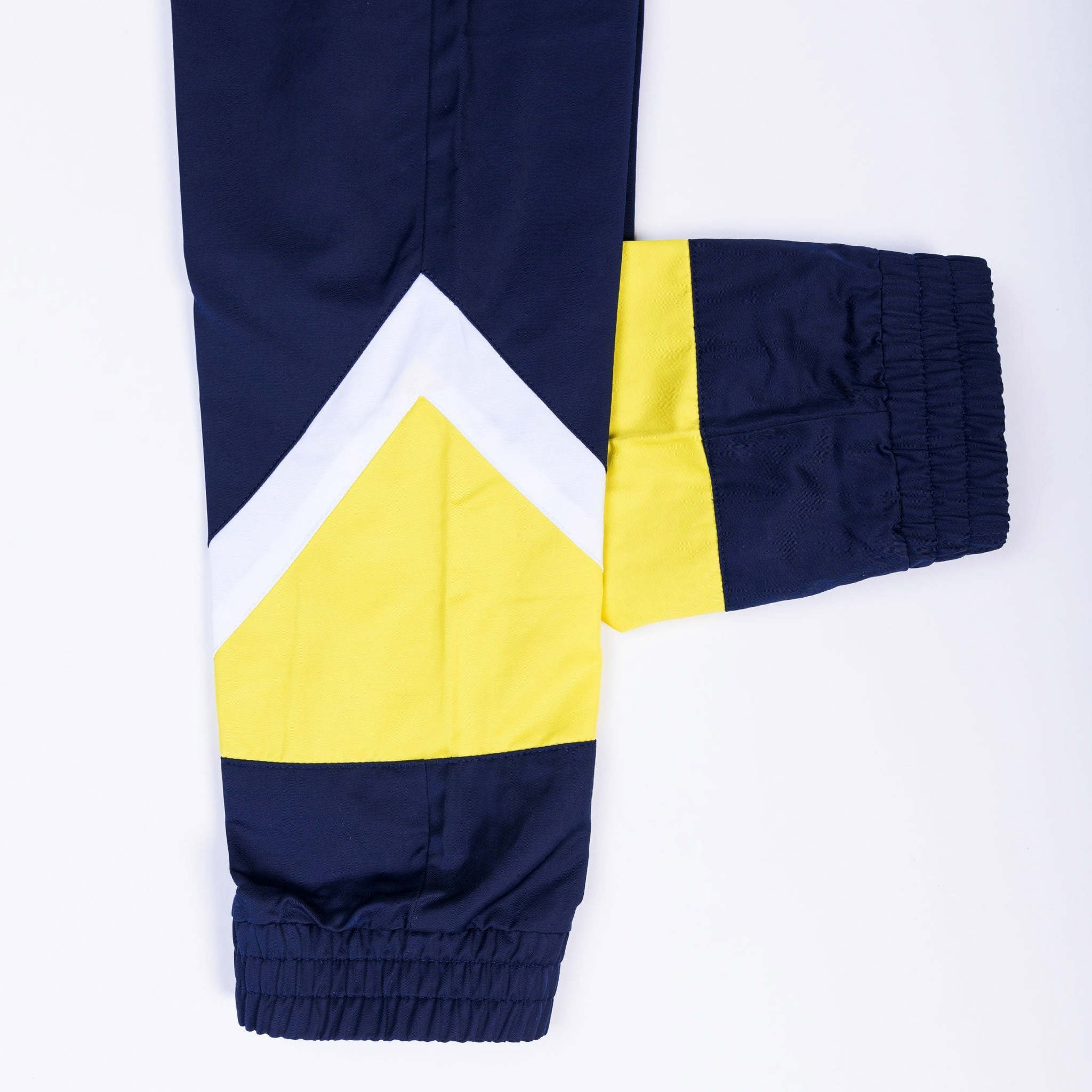 Kids MN Retro Tracksuit Pants - Navy / Yellow