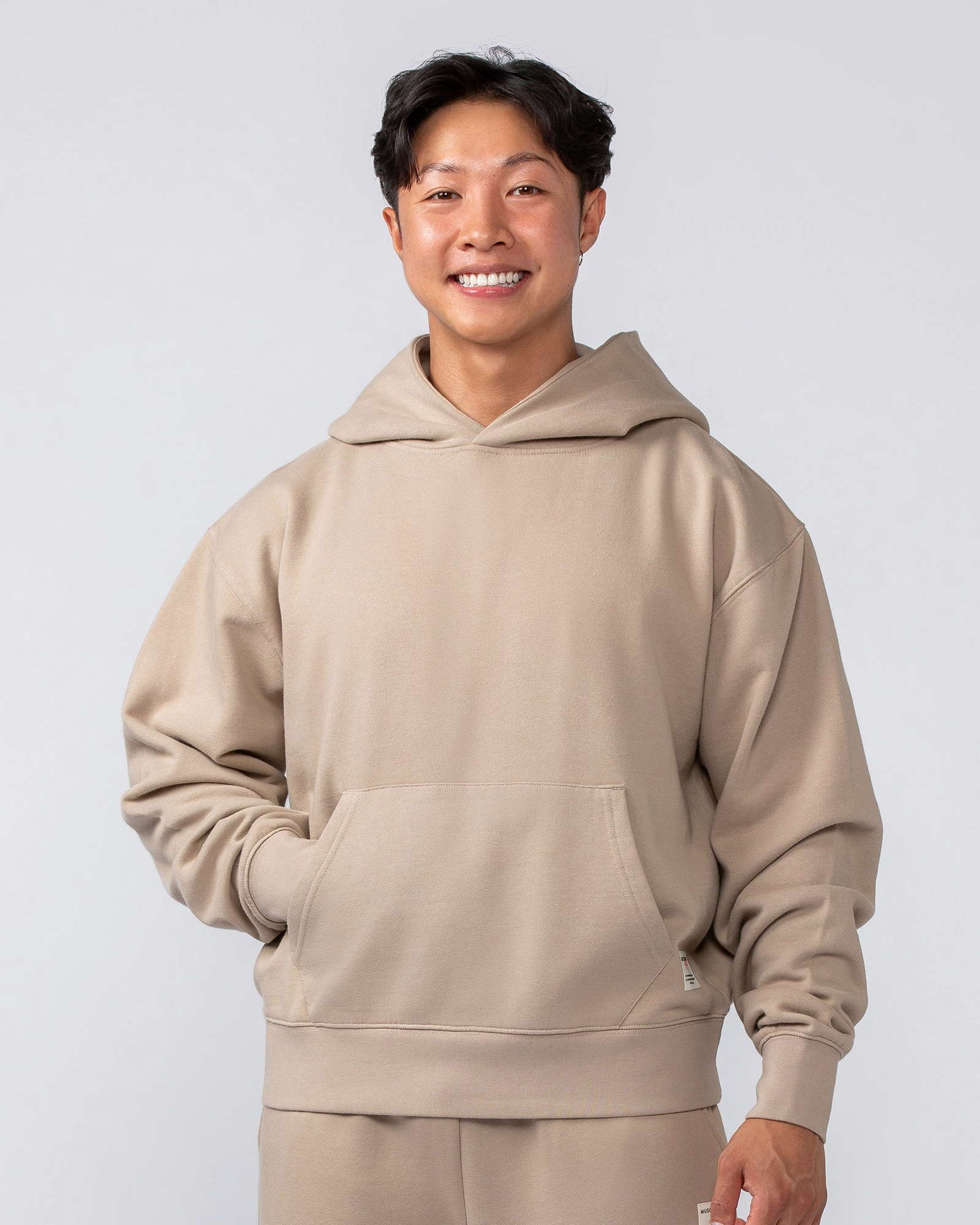 Lee Lem Cropped Hoodie - Washed Tuffet