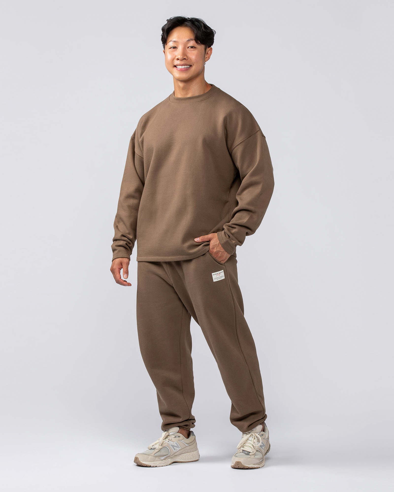 Lee Lem Crew Pullover - Washed Hazelnut