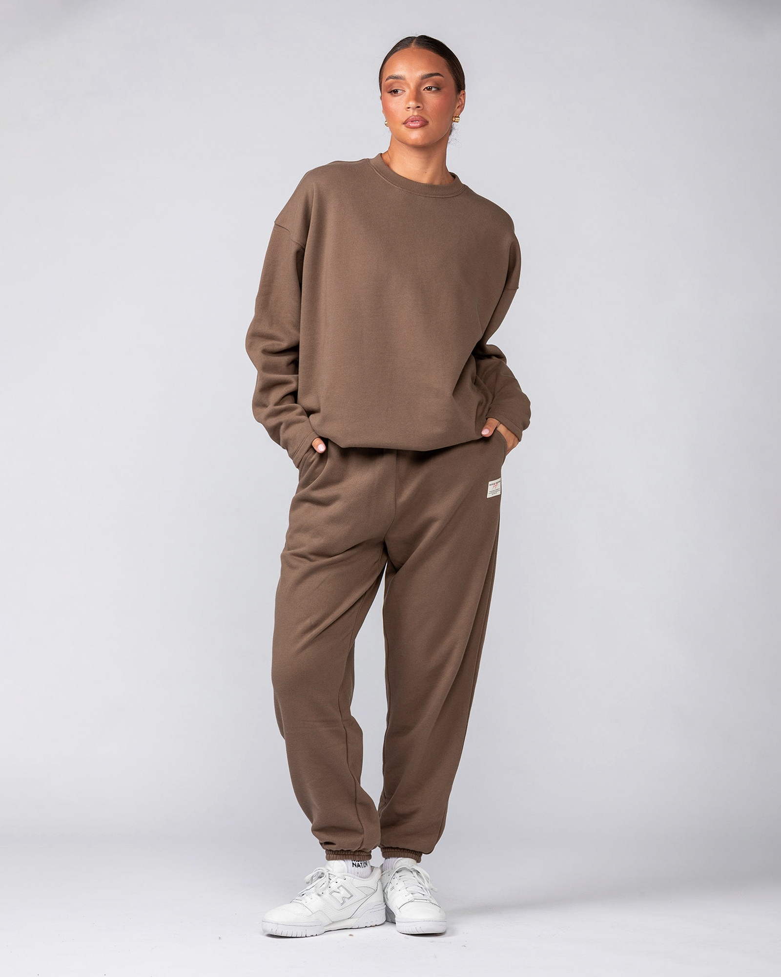 Lee Lem Crew Pullover - Washed Hazelnut